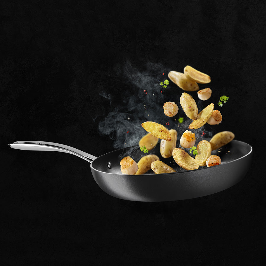 Tefal Unlimited Premium Non Stick Induction Frypan 24cm - Professional Cookware for Home Chefs - Perfect for Frying, Searing & Sauteing