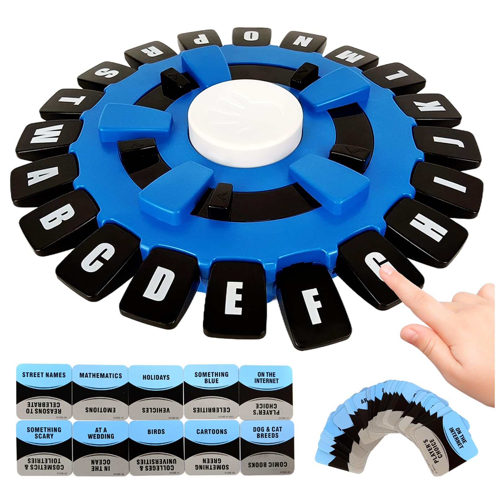 Audasi Word Game - Fast Thinking Family Board Game for Kids & Adults - Perfect for Parties & Learning