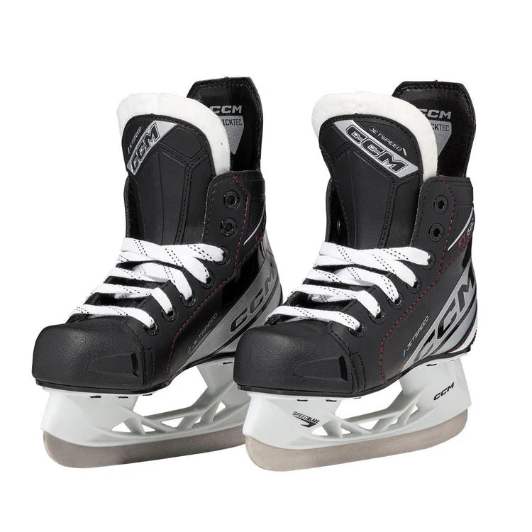 CCM FT680 Youth Hockey Skates - Lightweight & Durable Ice Skates for Boys & Girls - Perfect for Youth Hockey Games, Practice & Recreational Skating