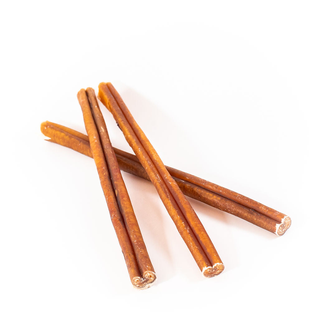 Natural Odor-Free Bully Sticks for Dogs - 12 Inch, 10 Pack | Healthy Dog Chews for Dental Care & Anxiety Relief - Perfect for Training, Teething & Long-Lasting Entertainment