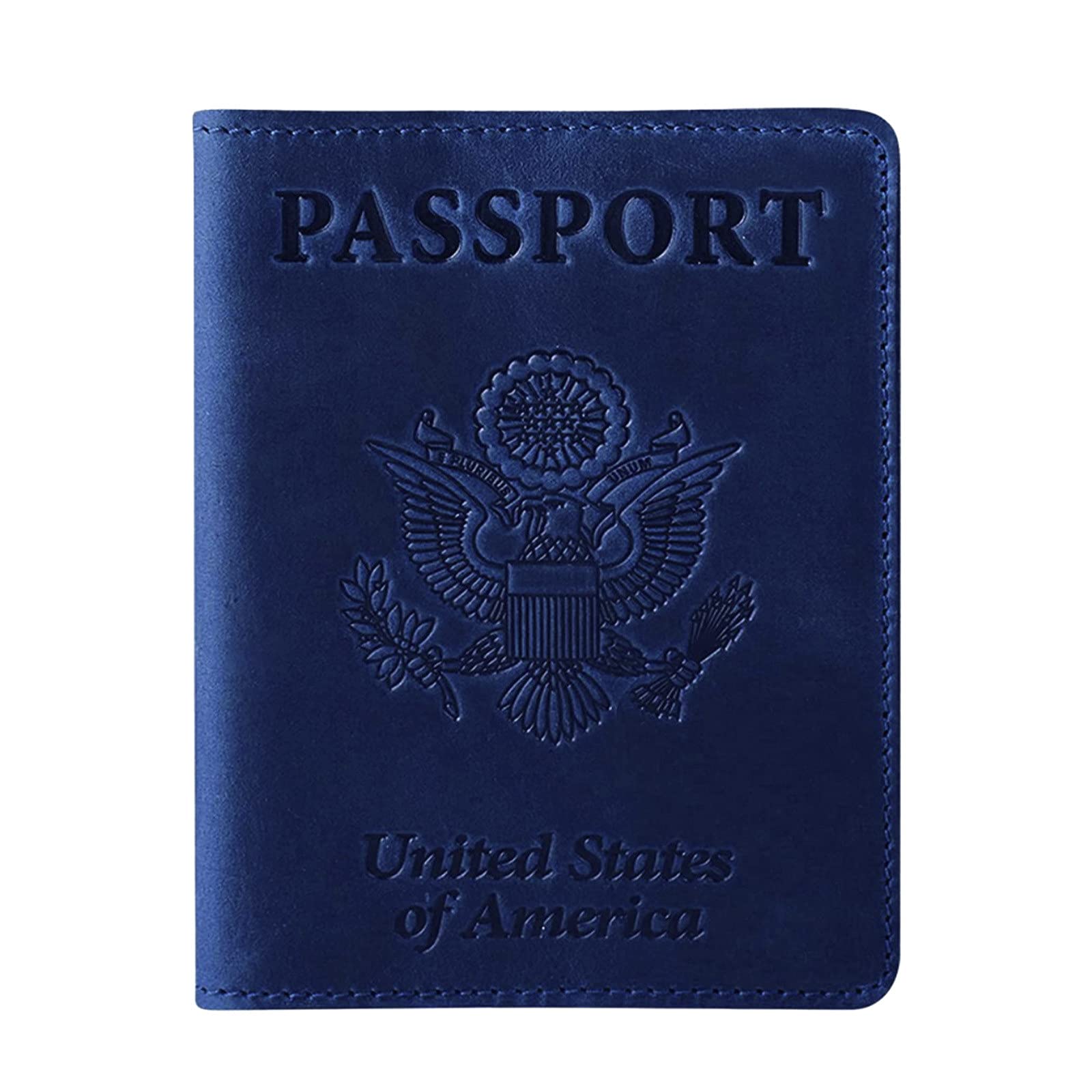 Premium Leather Diploma Cover - Elegant Certificate Holder for Graduation, Awards & Office Documents | Durable & Multifunctional Protective Cover | Perfect for School, Business & Professional Use - Deep Blue