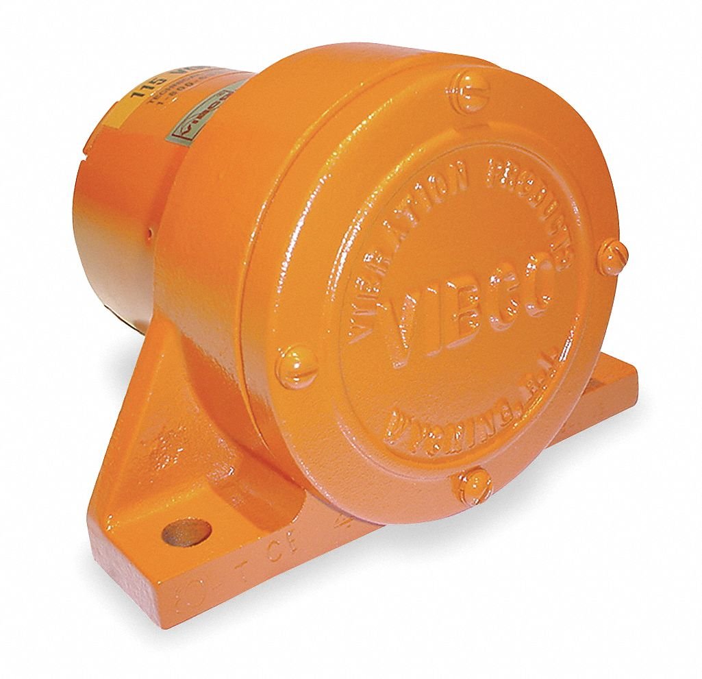 High-Power Electric Vibrator 1.40A 115V AC Single Phase for Industrial Mixing, Concrete Compaction & Material Handling