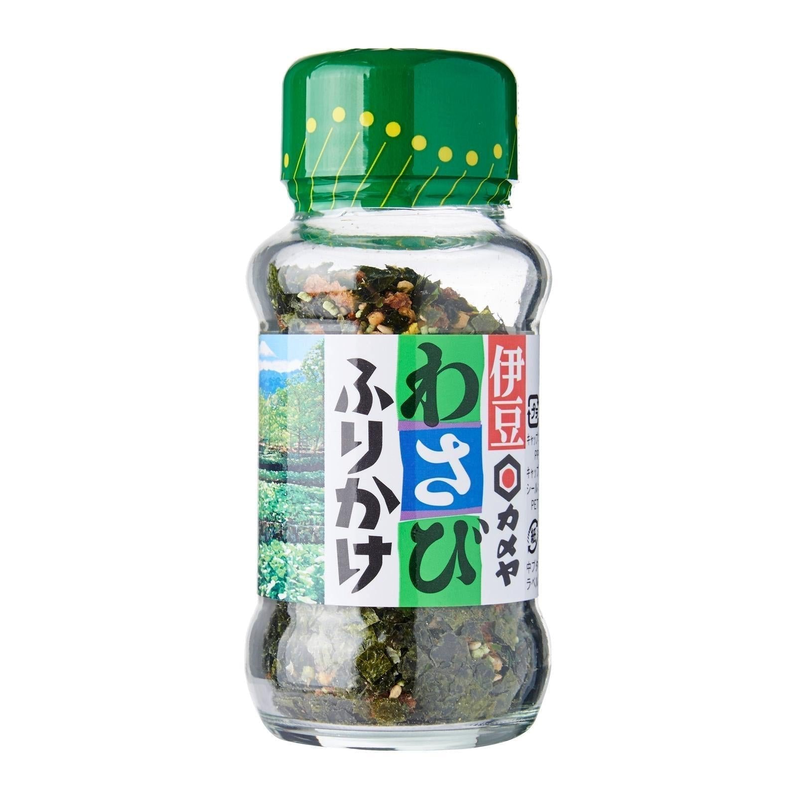 Premium Kameya Wasabi Furikake Rice Seasoning 48g - Authentic Japanese Flavor for Sushi, Rice Bowls & Snacks - Adds Spicy Kick to Your Meals