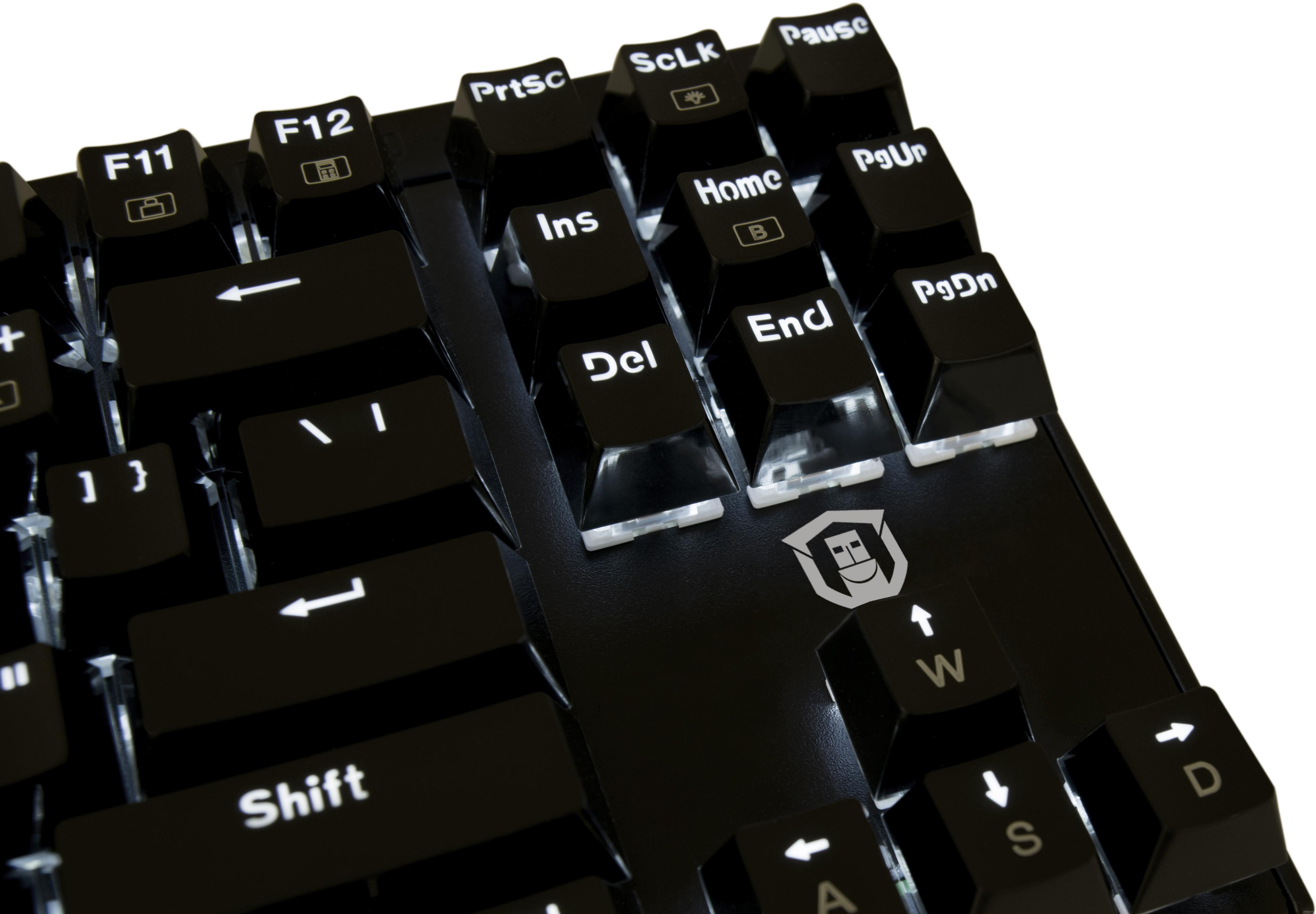 Plugable 87-Key Compact Mechanical Keyboard with Blue Switches - Gaming & Typing for PC, Mac, Laptop - Home & Office Use