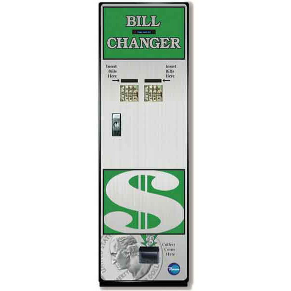 BC1500 High Visibility Front Load Bill to Coin Changer - Durable Cash Handling Solution for Vending Machines, Arcades, and Retail Businesses