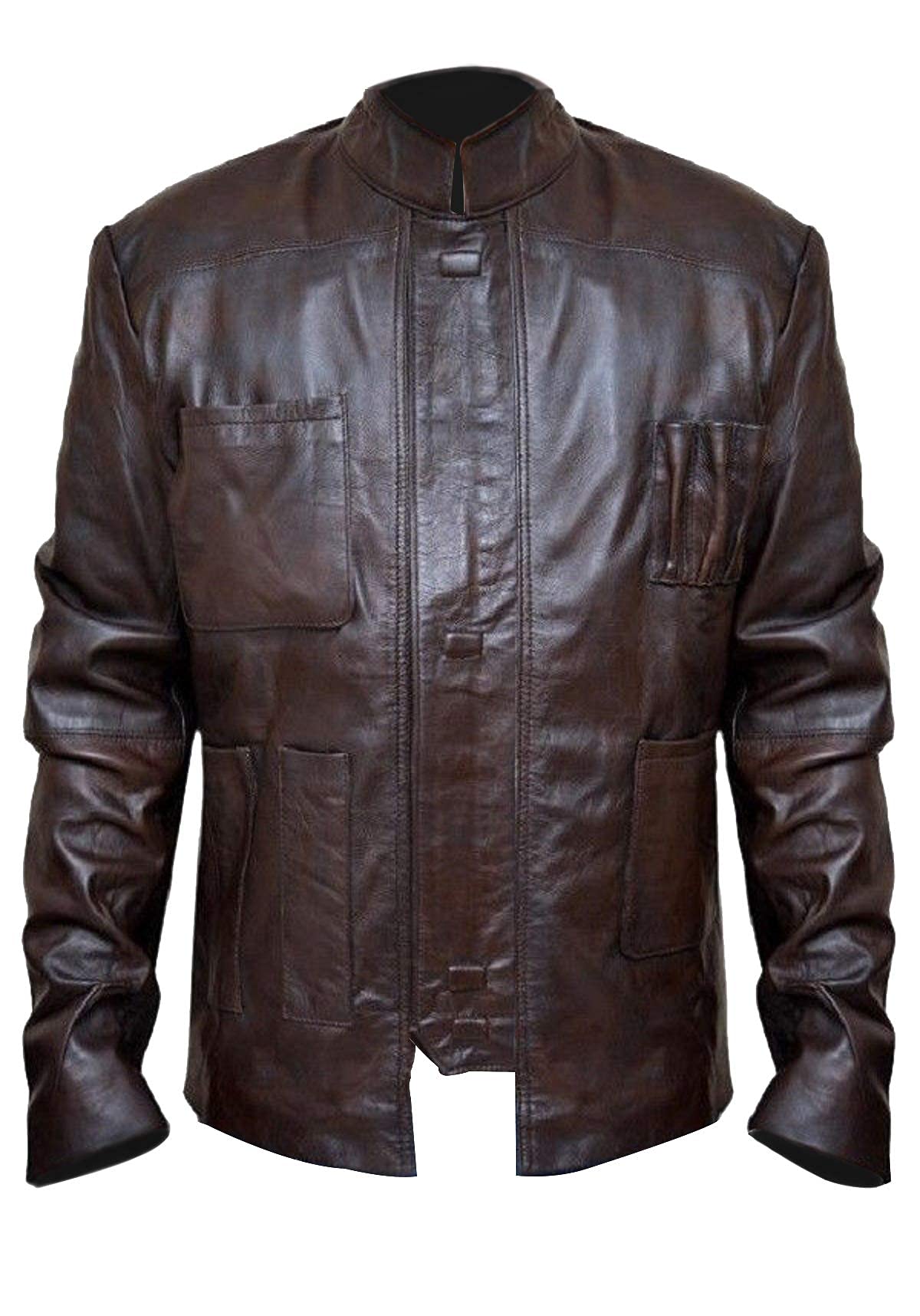 UGFashions Han Solo Costume Jacket - Light Brown Suede Leather Star Wars Outfit for Cosplay & Halloween | Movie-Inspired Fashion for Men & Women