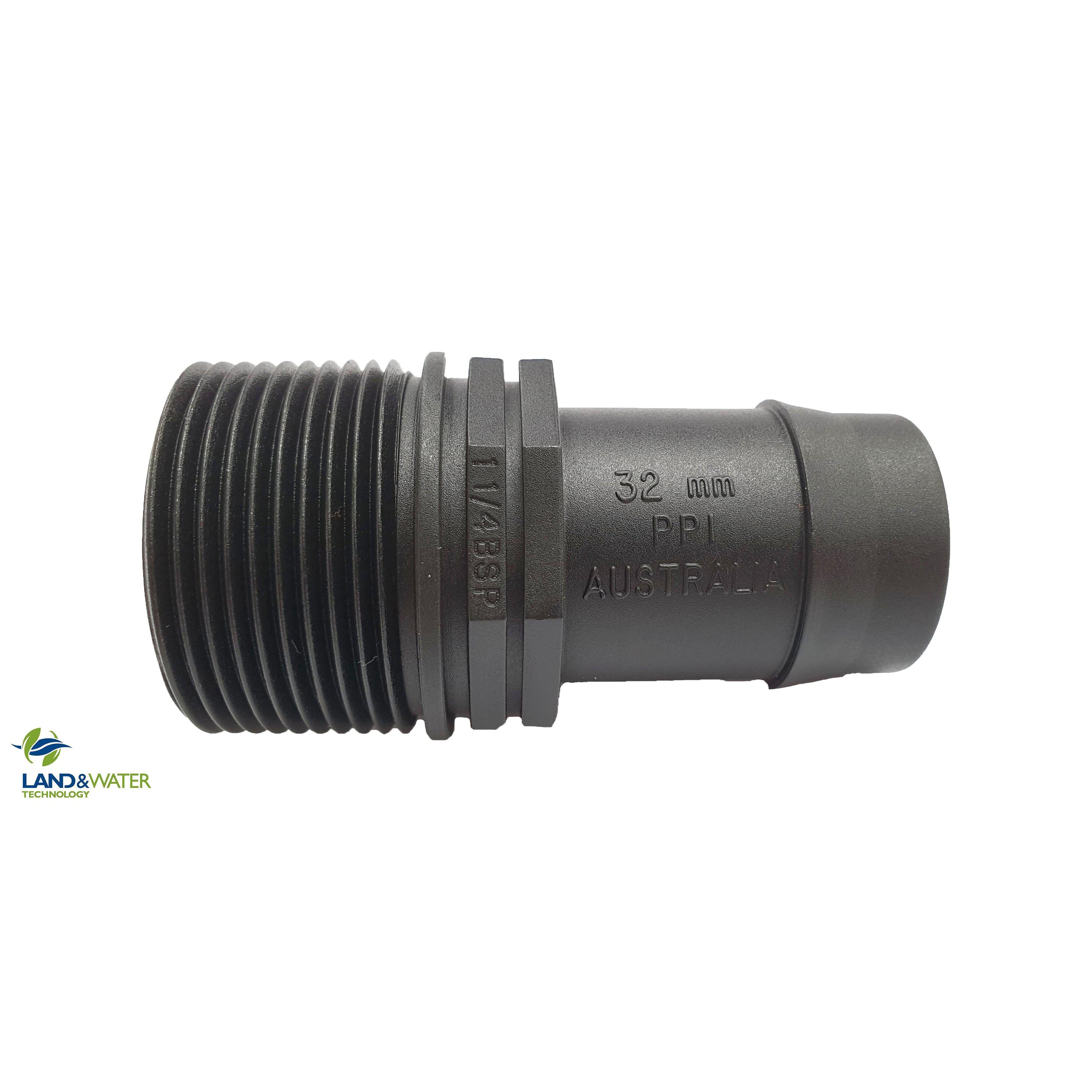Antelco Barbed Brass Male BSP Fitting for Poly Pipe - Perfect for Irrigation Systems, Plumbing, and DIY Water Projects