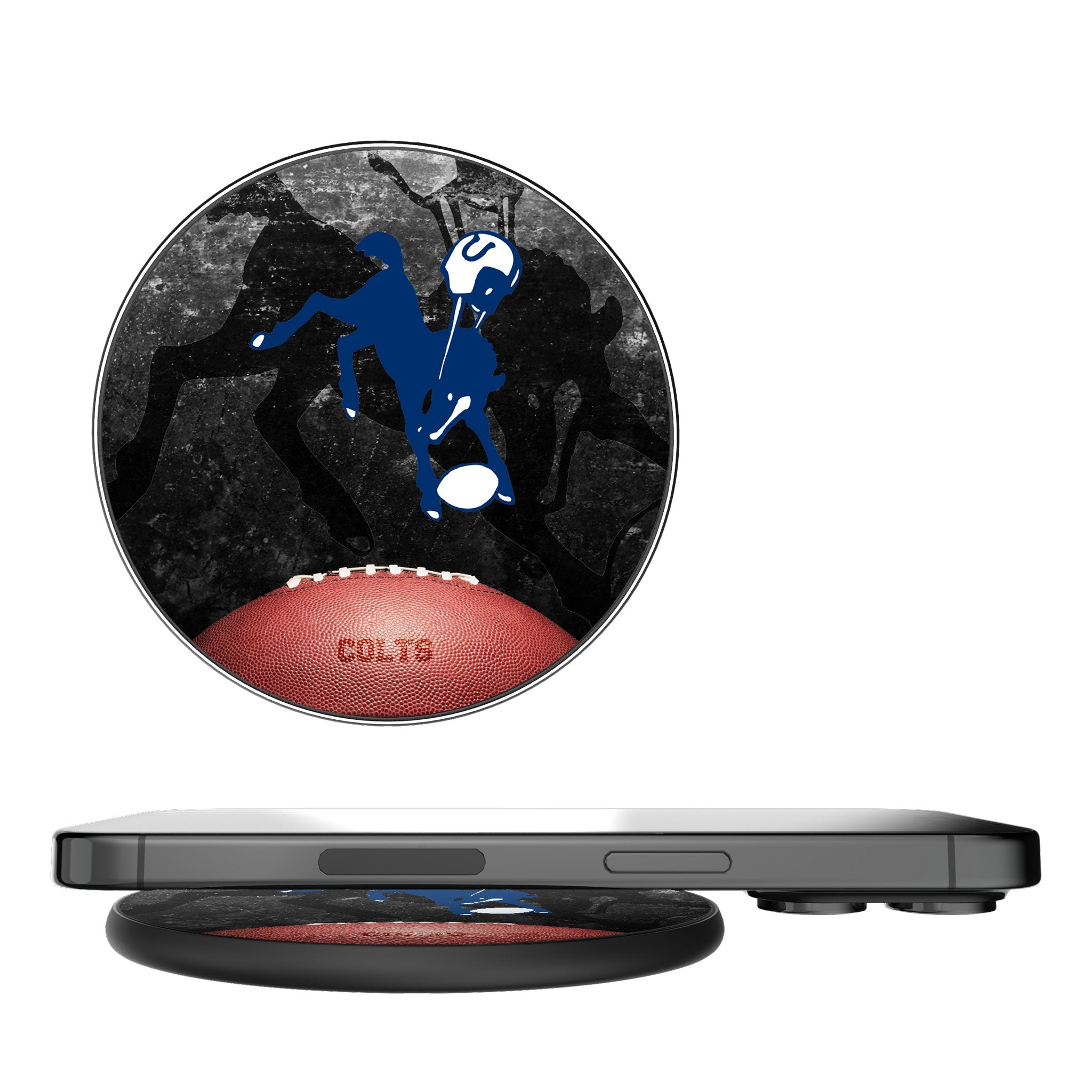 Baltimore Colts 1946 Historic Collection 15W Fast Wireless Charger - Vintage NFL Fan Gift for Home, Office & Car Use