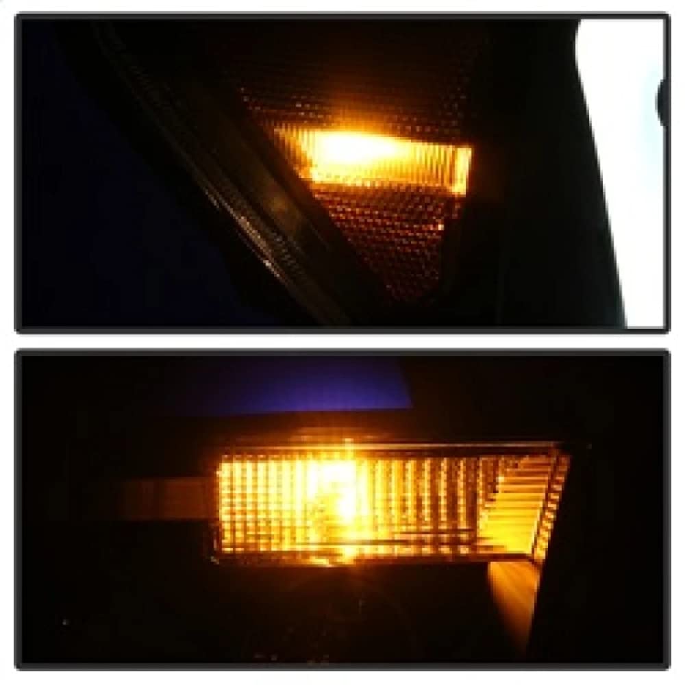 Xtune PRO-JH-TTU07-LED-BSM LED Headlight Conversion Kit - Compatible with Toyota Tundra 2007-2013 & Sequoia 2008-2013 - Black Smoked Projector Light Bar - Enhanced Night Driving & Off-Road Visibility