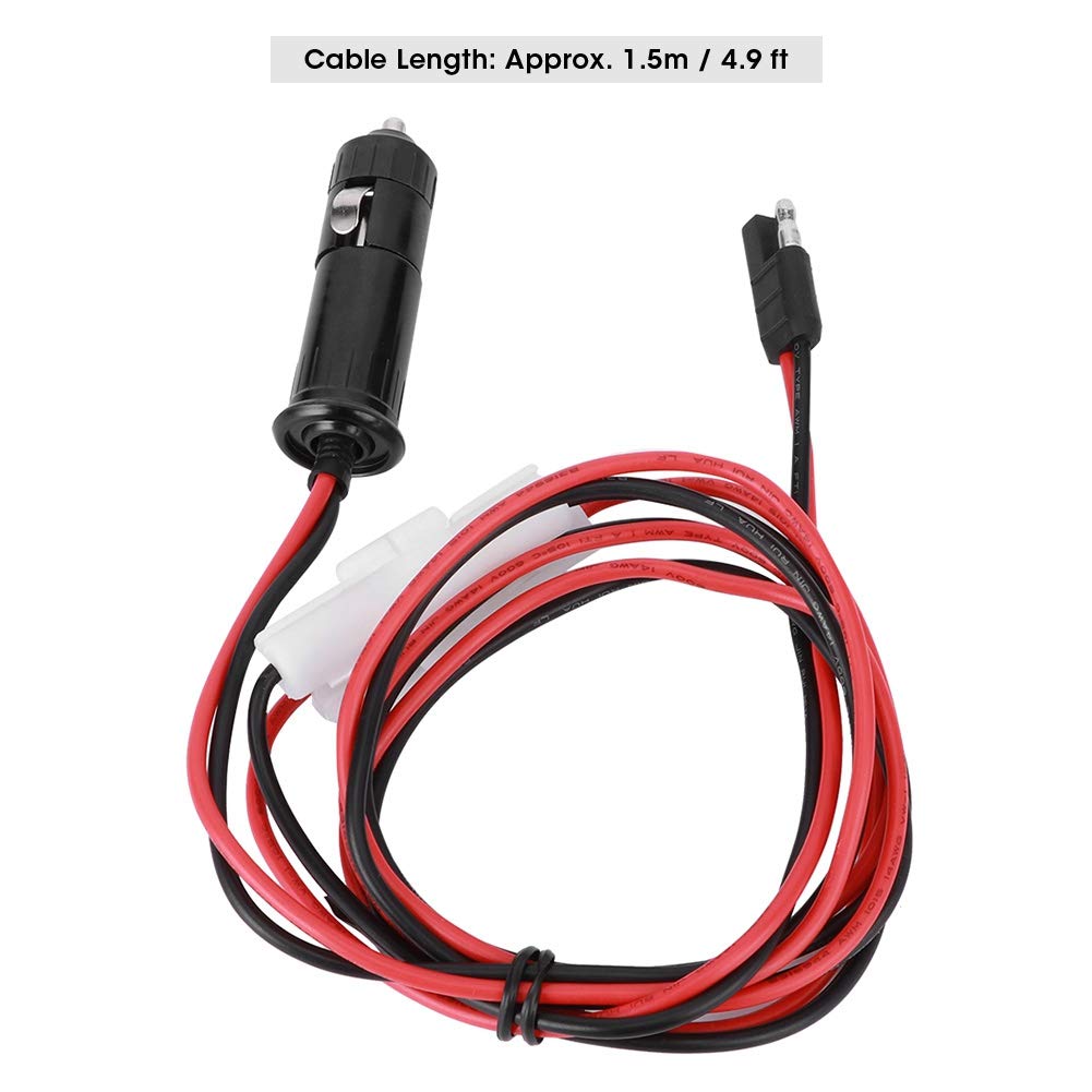 Dioche 12V DC Car Cigarette Lighter Adapter - Power Cable for Motorola GM3188/GM3688/GM1280/MCX760/CM140 Radios - Perfect for Trucking, Emergency Vehicles & Road Trips