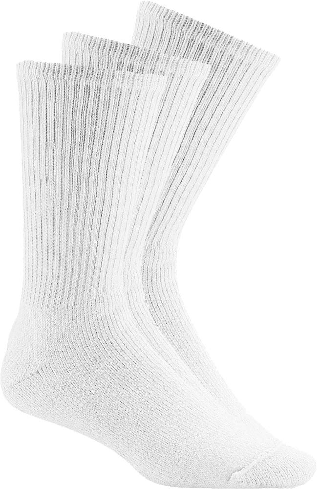 Wigwam King Cotton Crew Socks 3-Pack - Ultra Soft Breathable Men's Athletic Socks for Running, Hiking & Everyday Comfort