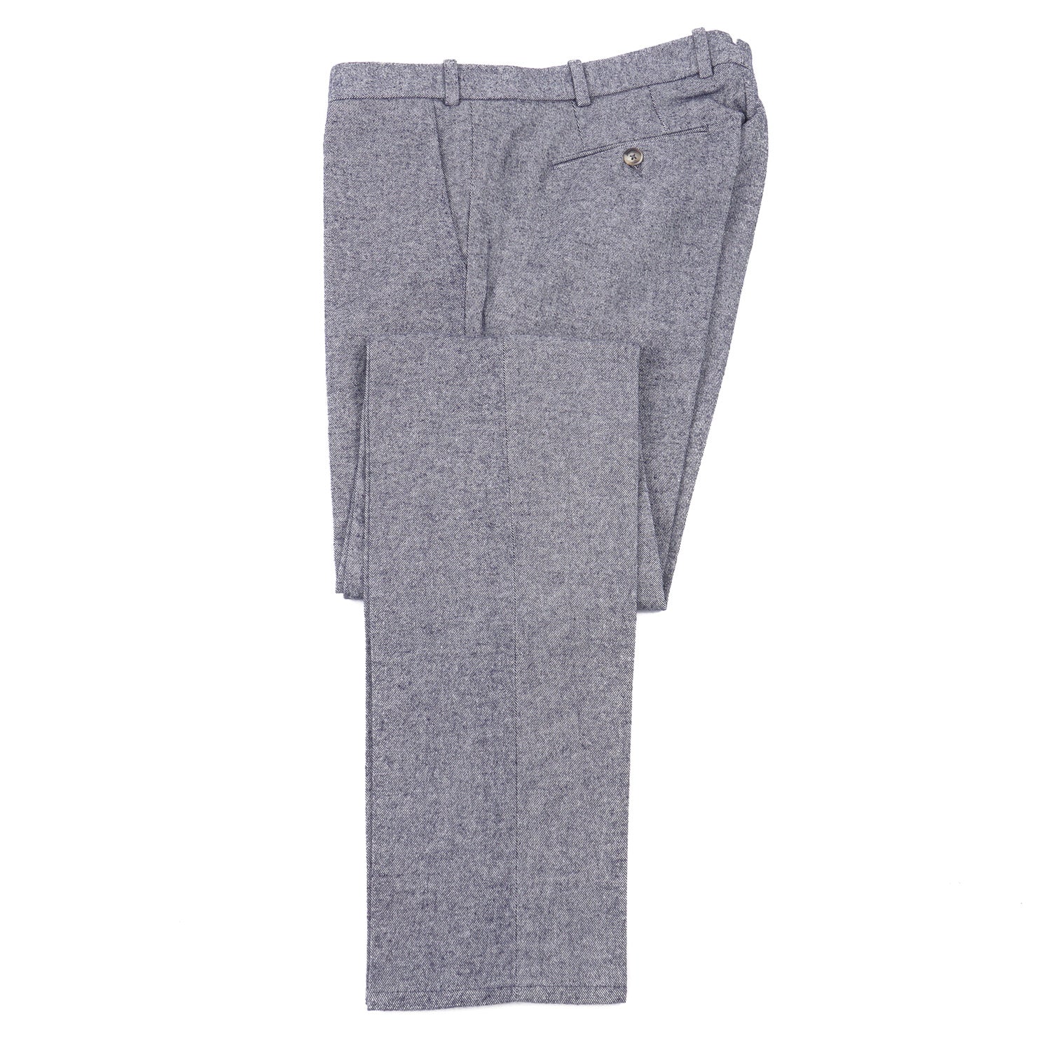 Luigi Borrelli Soft Twill Cotton Pants for Men - Comfortable & Stylish Casual Trousers for Work, Travel & Everyday Wear