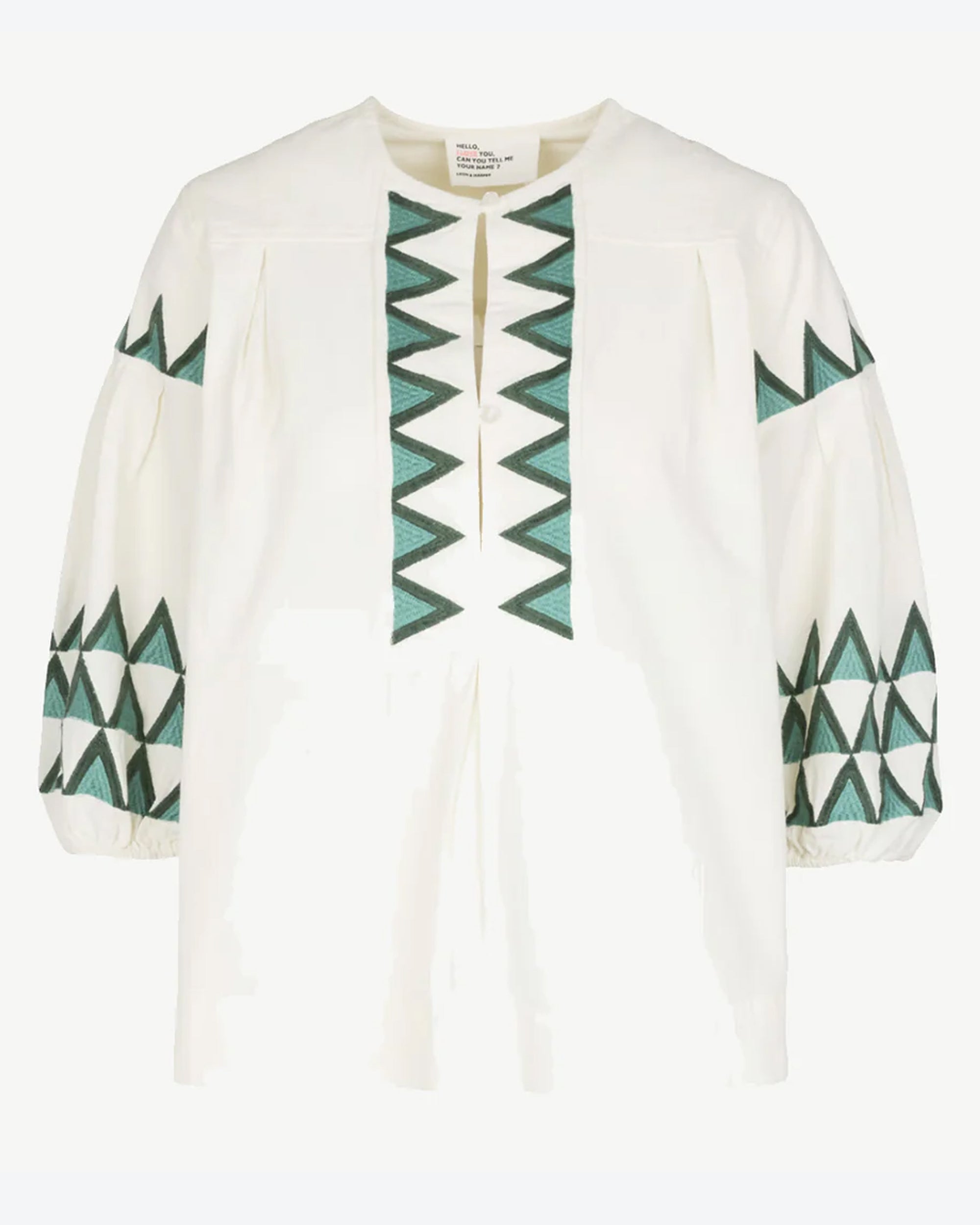 Leon & Harper Women's Cacia White Blouse - Elegant Button-Down Shirt for Office, Business & Casual Wear