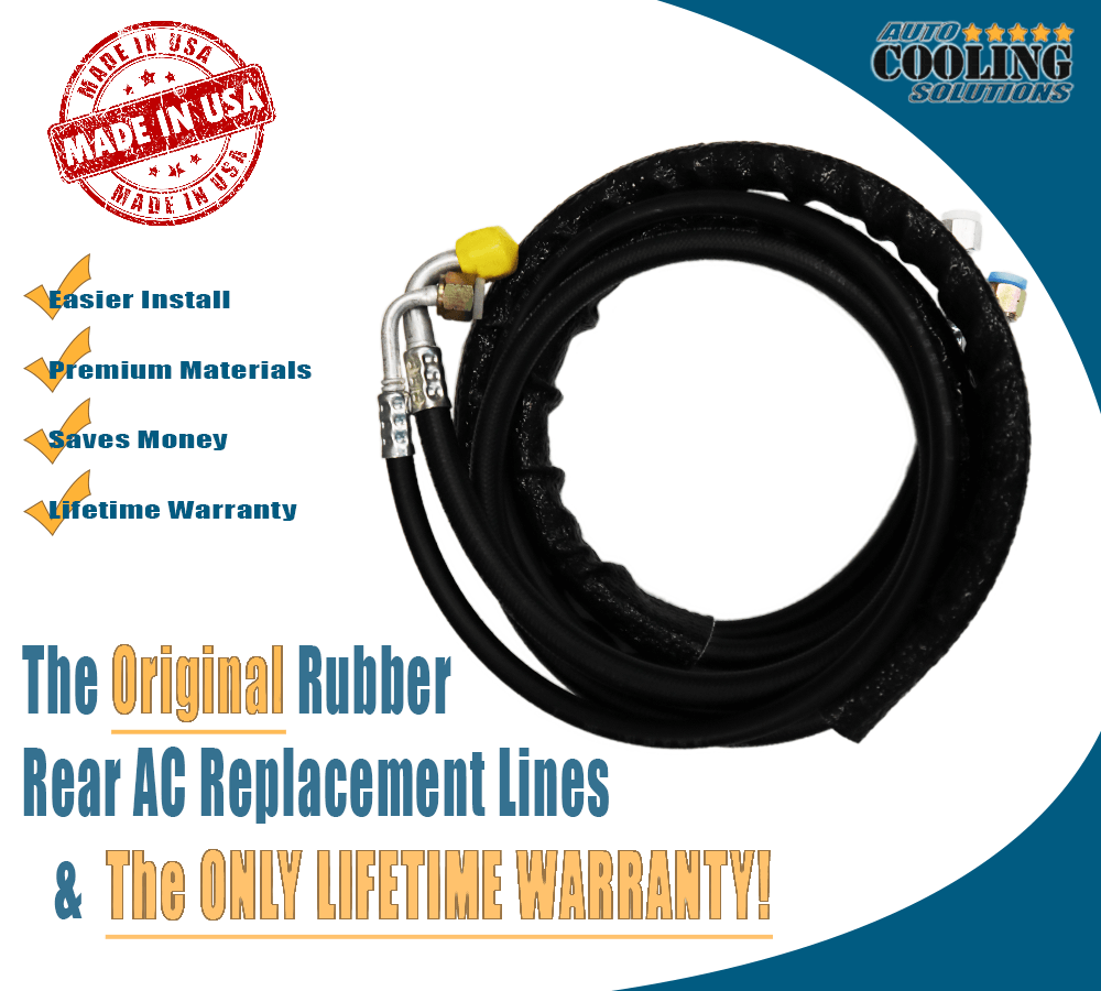 2006-2007 Dodge Caravan & Chrysler Town & Country Rear AC Line Set - Replacement AC Refrigerant Lines for Cooling System Repair | Perfect for Hot Weather & Long Road Trips