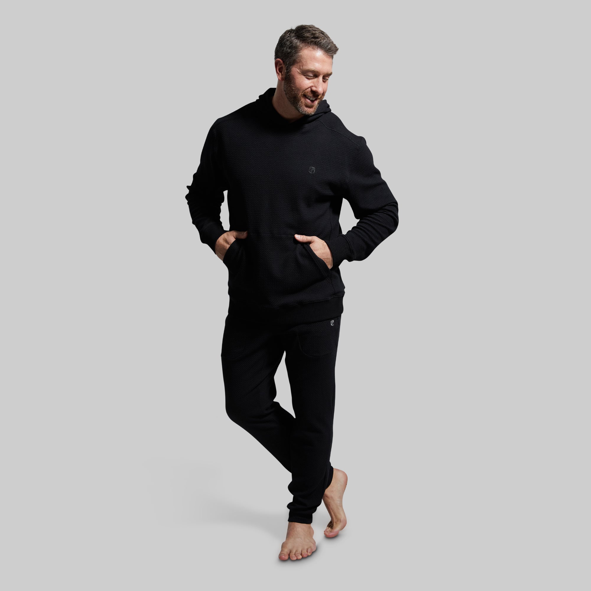 Men's Cloud Jogger Set - Lightweight Comfortable Running Outfit (Black) | Perfect for Jogging, Gym Workouts & Casual Wear