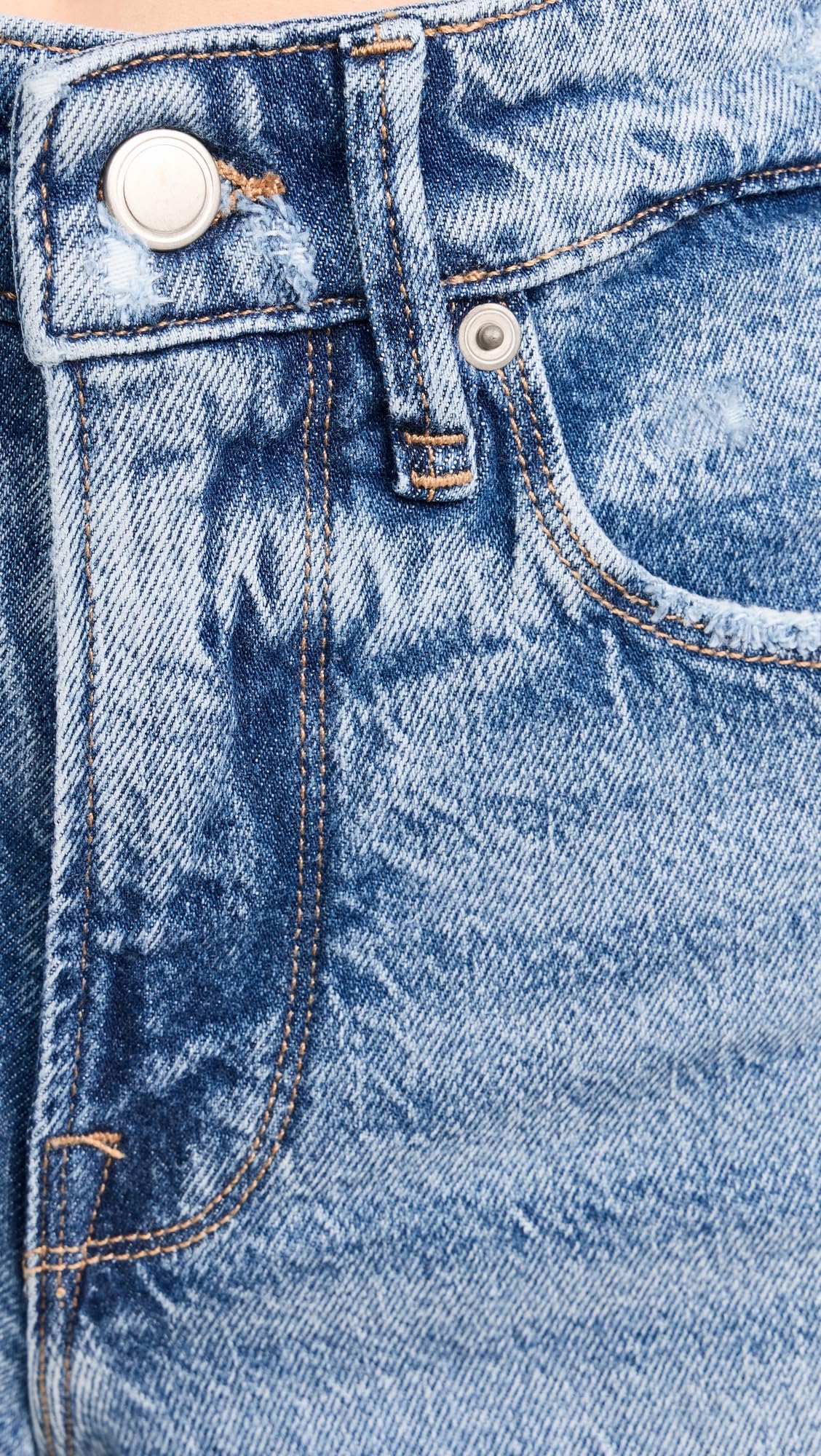 Good American Women's High Waist Denim Shorts - Stretchy Comfort Fit for Casual Wear & Summer Outfits | Perfect for Beach, Travel & Everyday Style