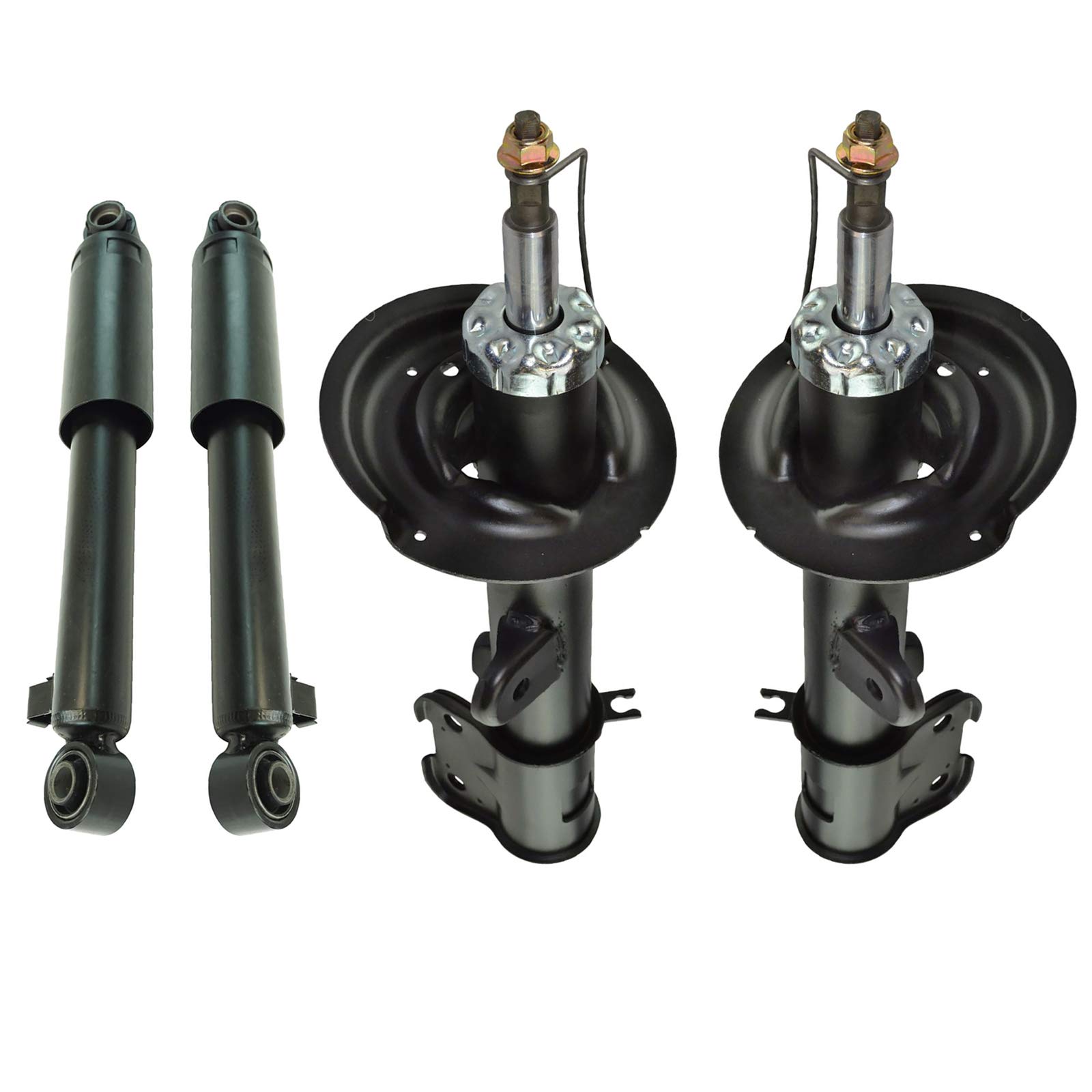 TRQ Front and Rear Shock & Strut Kit - Compatible with 2010-2012 Hyundai Santa Fe & 2011-2013 Kia Sorento - High-Performance Shock Absorber Strut Assembly for Smooth Ride & Enhanced Stability - Perfect for Off-Roading, Daily Commuting & Towing