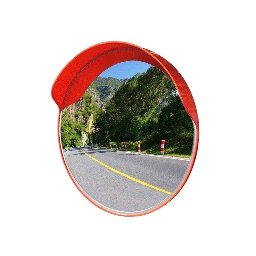 80cm Large Convex Road Mirror - Wide Angle Safety Mirror for Enhanced Visibility, Rain & Sun Resistant - Ideal for Driveways, Parking Lots & Blind Spots