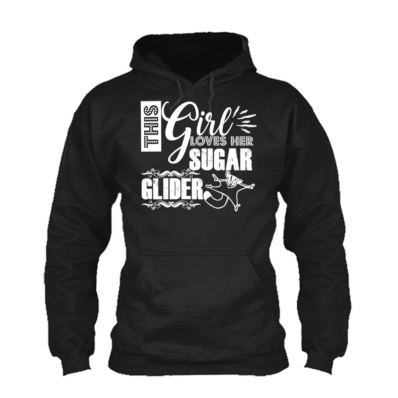 Trendy Sugar Glider Lover T-Shirt for Women - Cute Animal Graphic Tee - Casual & Comfortable Cotton Shirt for Everyday Wear - Perfect for Outings, Gifts, and Animal Enthusiasts