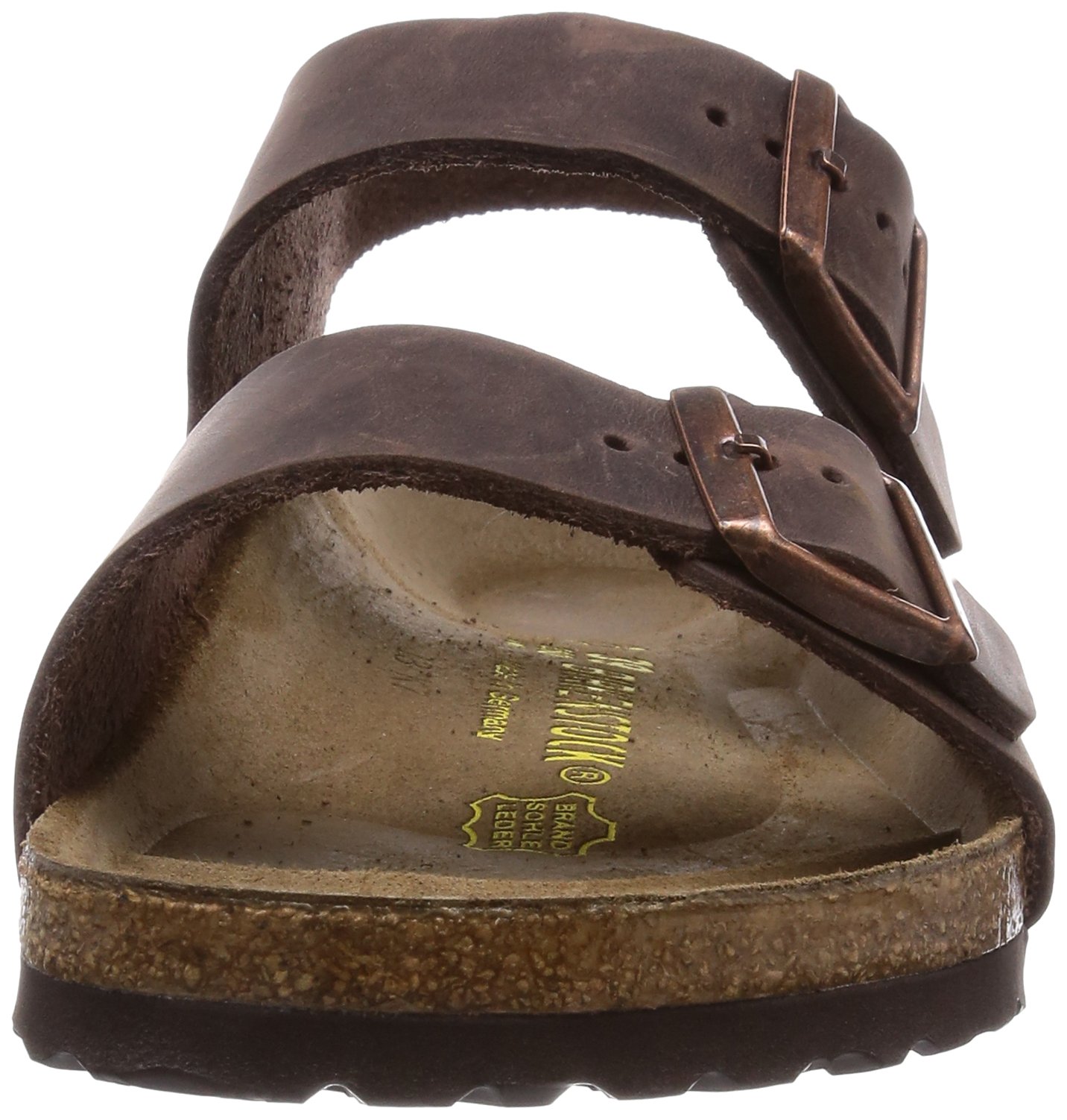 Birkenstock Men's Milano Habana Leather Sandals - Comfortable Narrow Fit Size 35 - Perfect for Summer Walking & Casual Outings