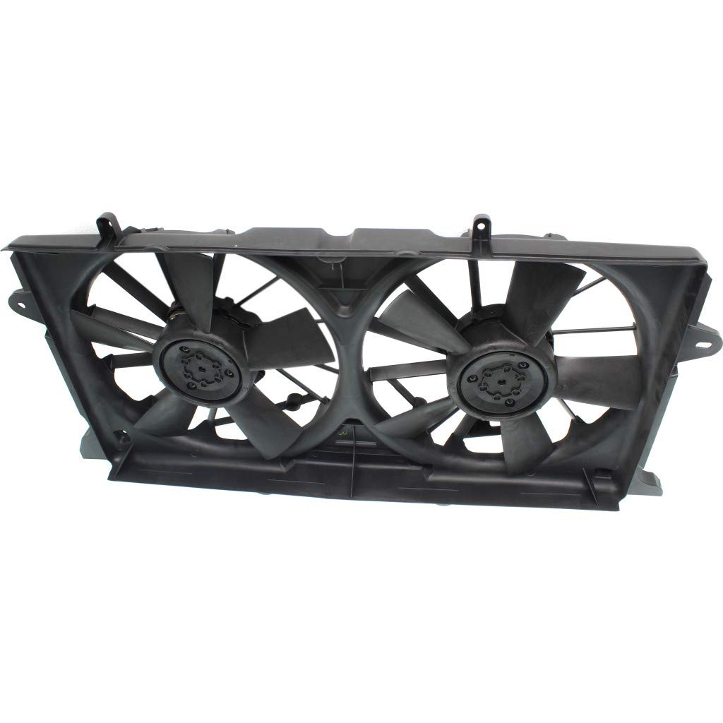 2016-2017 Cadillac Escalade Radiator Fan Replacement - Dual Fan Compatible with GM3115291 & 23123635 | Perfect for Cooling System Repair & Summer Driving