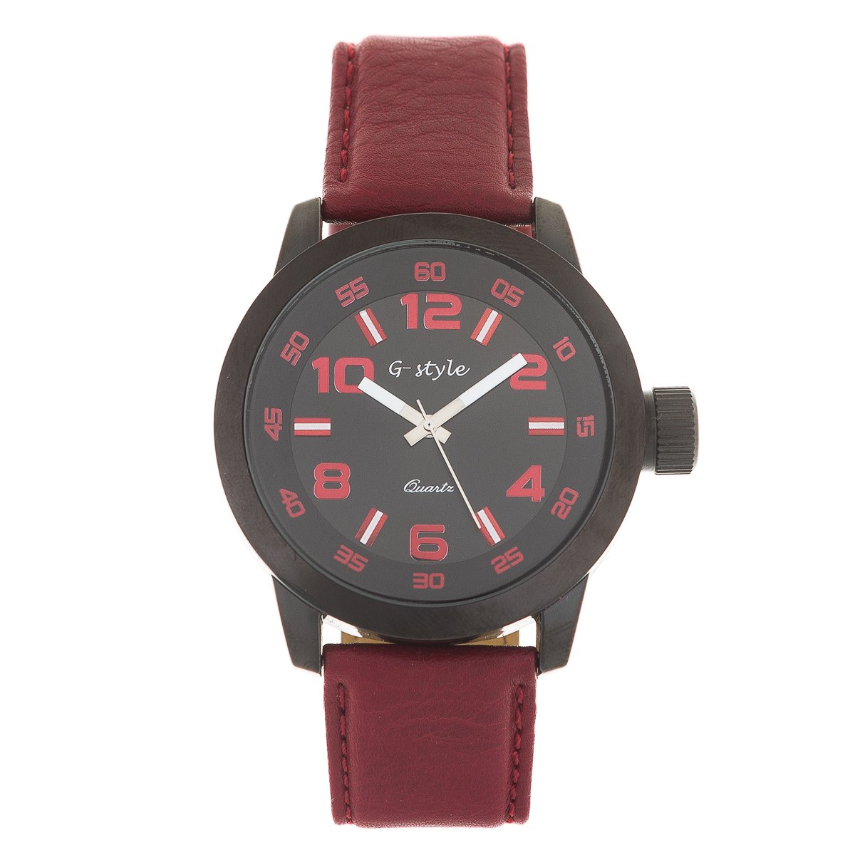 Men's Classic Leather Strap Analog Watch - Waterproof Casual Wristwatch for Business & Everyday Wear | GSGC01 | Perfect for Office, Dating & Formal Occasions