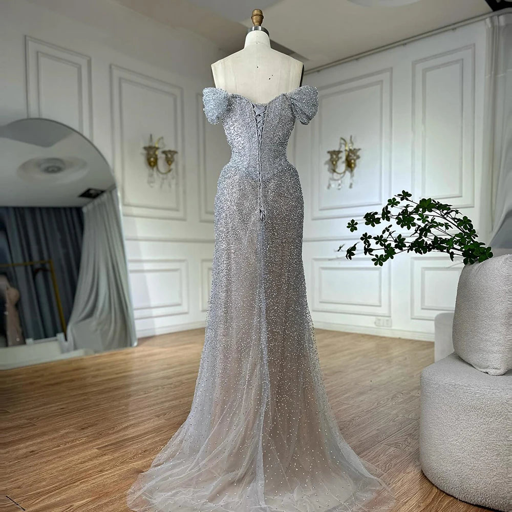 Luxury Designer Beaded Mermaid Evening Dresses for Women - Elegant Formal Gown LA72905 | Perfect for Prom, Wedding Guest & Black Tie Events