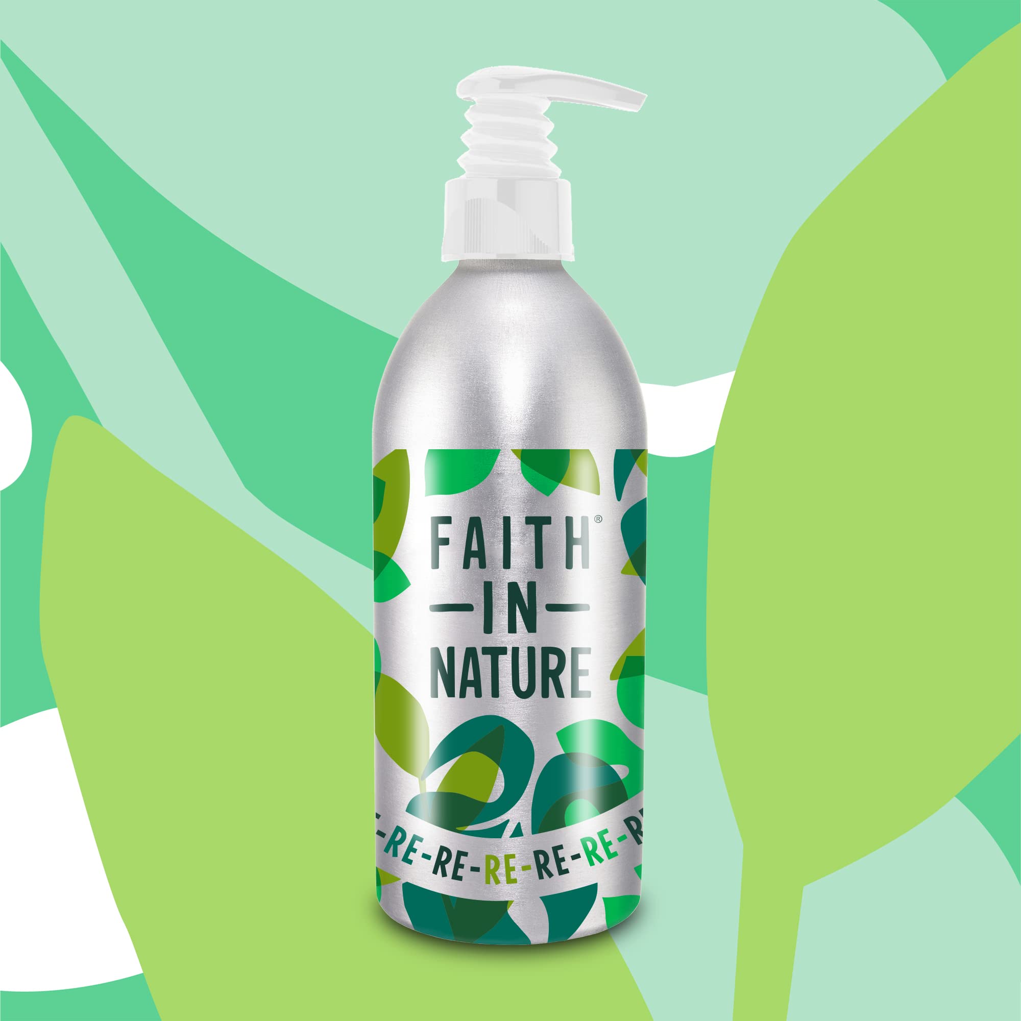 Faith In Nature Jojoba Shampoo & Conditioner Set - 5L Shampoo, 5L Conditioner with 450ml Aluminum Refill Bottle - Natural Hair Care for Dry & Damaged Hair - Salon Quality Vegan Hair Products for Home & Professional Use