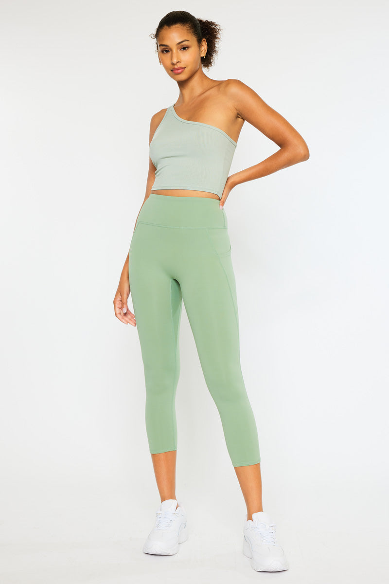 Demi High Rise Active Leggings for Women - Yoga, Running & Workout - Tummy Control & Stretch Comfort - Perfect for Gym, Lounge & Everyday Wear