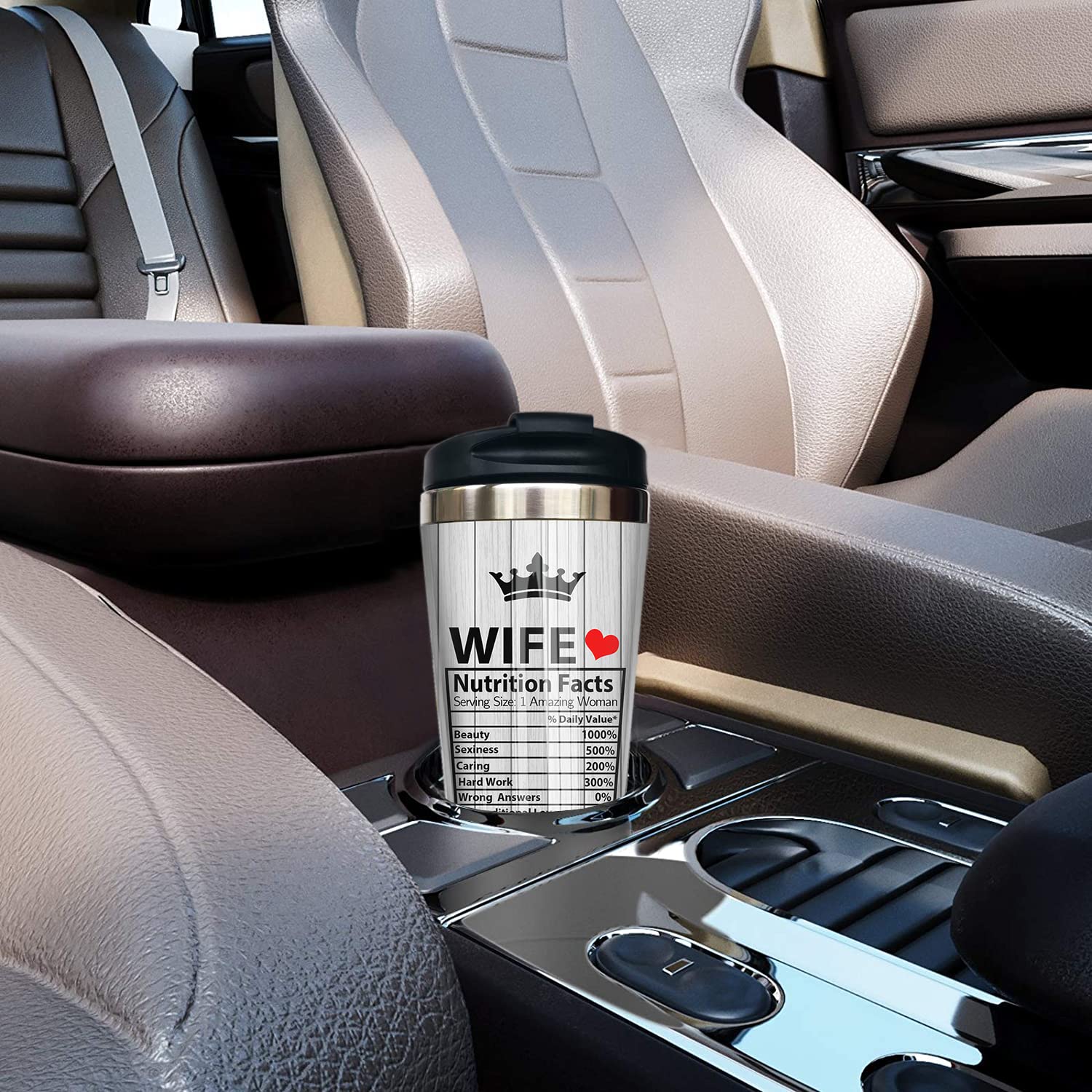 I Love You Tumbler - Romantic Gift for Wife - Anniversary & Birthday Present for Her - Perfect for Coffee & Tea Lovers