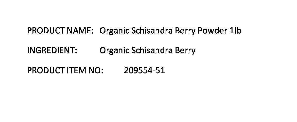 Starwest Botanicals Organic Schisandra Berry Powder - 1 lb | Antioxidant-Rich Superfood for Energy & Stress Relief | Perfect for Smoothies, Teas & Healthy Recipes