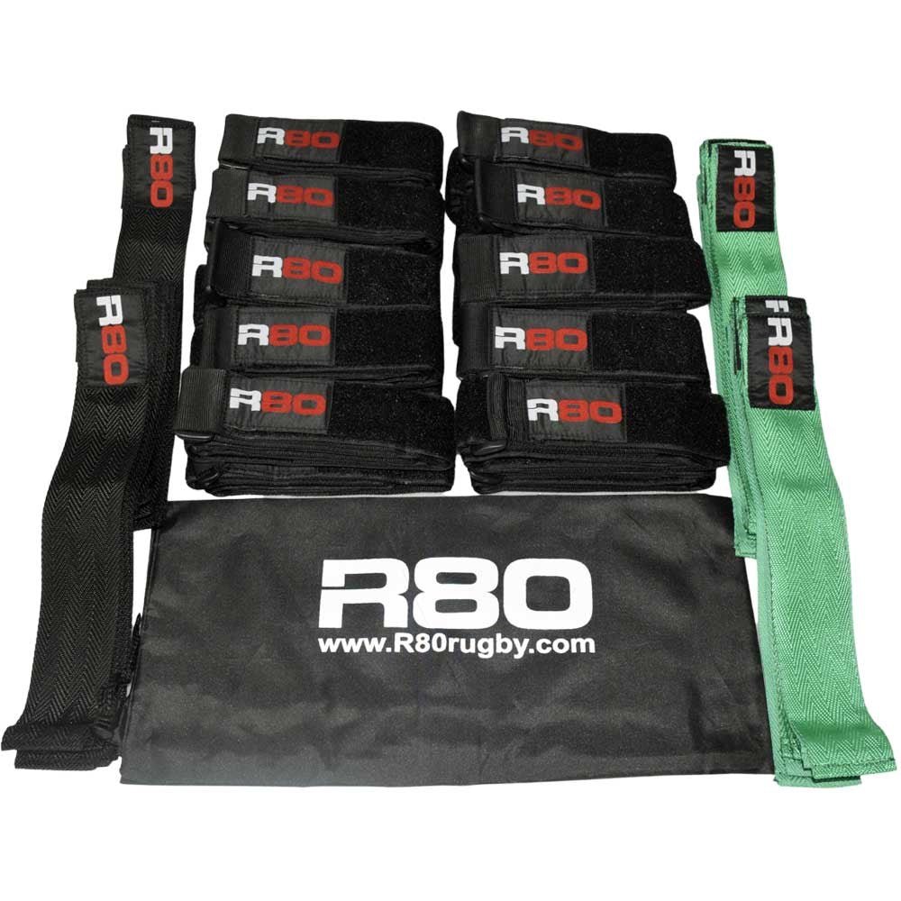 R80 Junior Rippa Rugby Sets for 30 Players - Complete Youth Rugby Equipment for Schools & Teams | Perfect for Training, Games & Sports Events