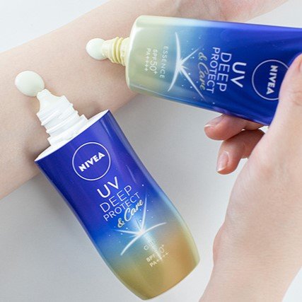 Nivea UV Deep Protect & Care Gel Sunscreen SPF50+ PA++++ 80g - Lightweight Sun Protection for Face & Body | Perfect for Outdoor Activities, Beach & Daily Use