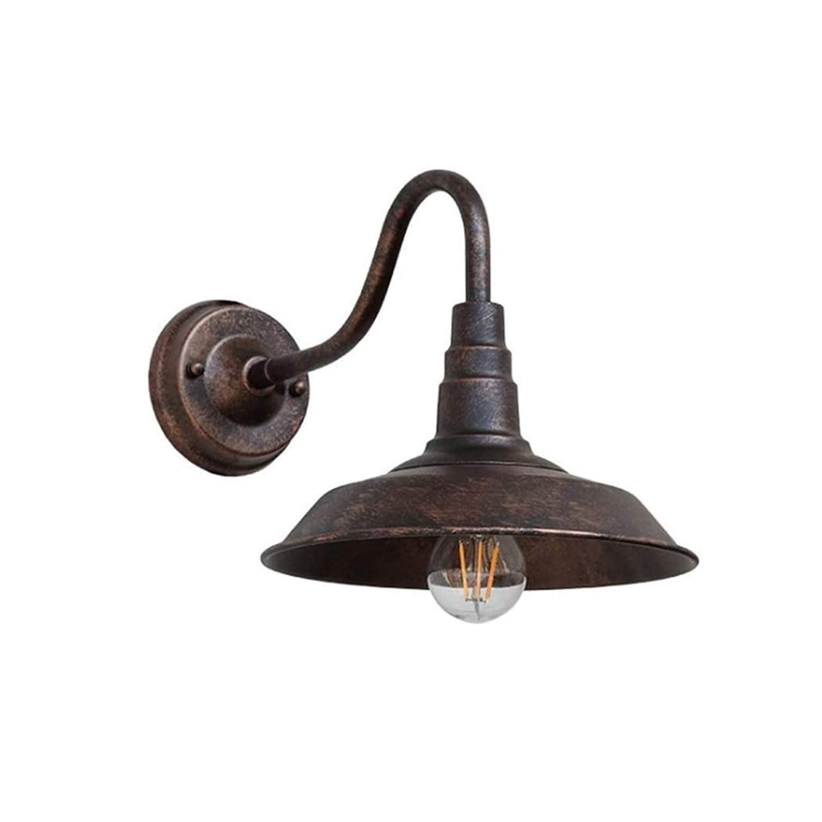 LED Indoor Wall Light - Metal Iron Art Wall Lamp, Retro Industrial Waterproof Outdoor Lighting - Decorative LED Wall Sconce for Bedroom, Living Room, Office, Farmhouse & Garden - Perfect for Ambient Lighting, Accent Decor & Outdoor Pathway Illumination