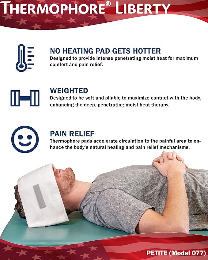 Thermophore Liberty (USA Assembled) Moist Heat Therapy Pad - Cervical Heating Pad 4