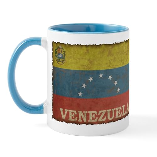 White/Blue Inside - Vintage Venezuela Mug