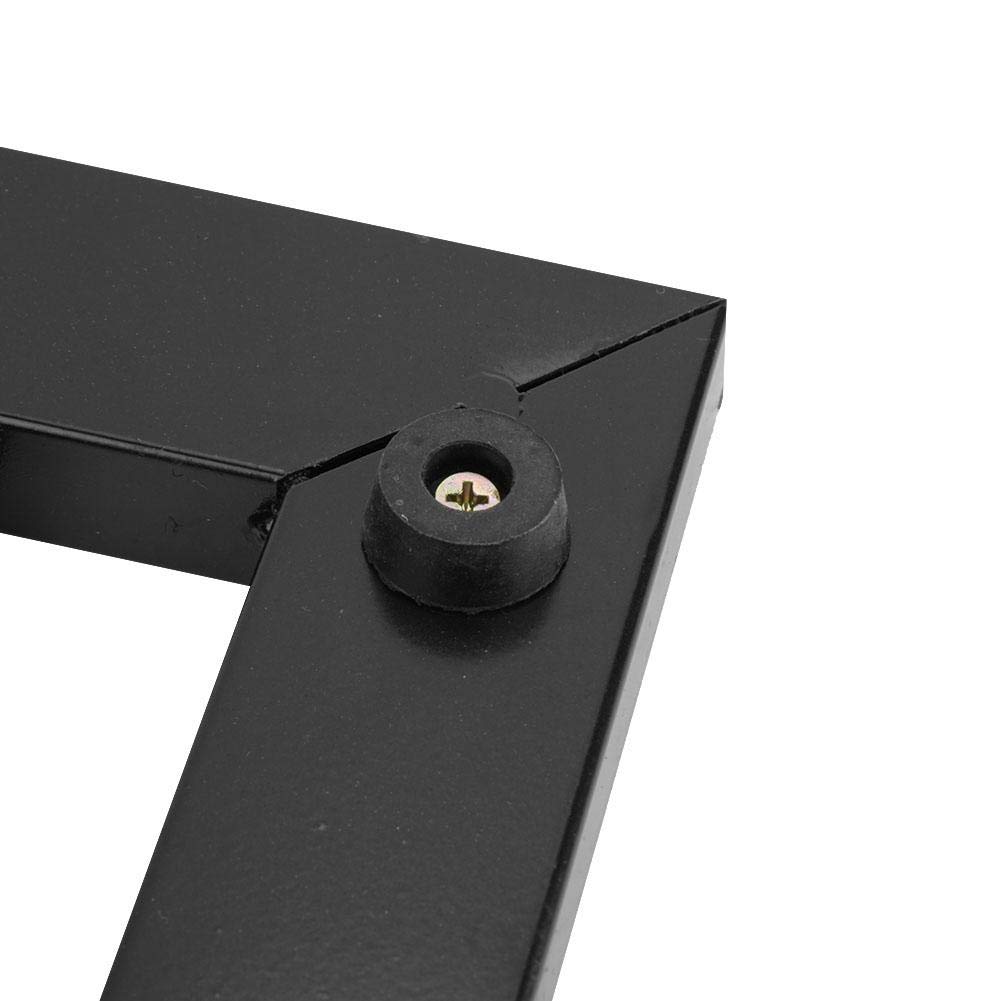 Universal Guitar Pedal Board - Metal Portable Effect Pedalboard Holder for Electric Guitar (Black) | Perfect for Live Performances & Studio Recording