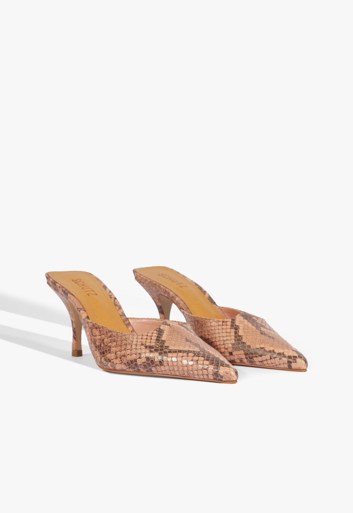 Buffy Mid Heel Stiletto Snake Print Pump Shoes for Women - Elegant & Stylish for Parties, Weddings & Night Out
