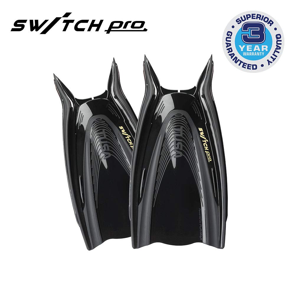 TUSA SF-0107 Hyflex Switch Pro Scuba Diving Fins - Lightweight Swim Fins for Snorkeling, Spearfishing & Underwater Exploration | Comfortable Foot Pocket & Adjustable Straps