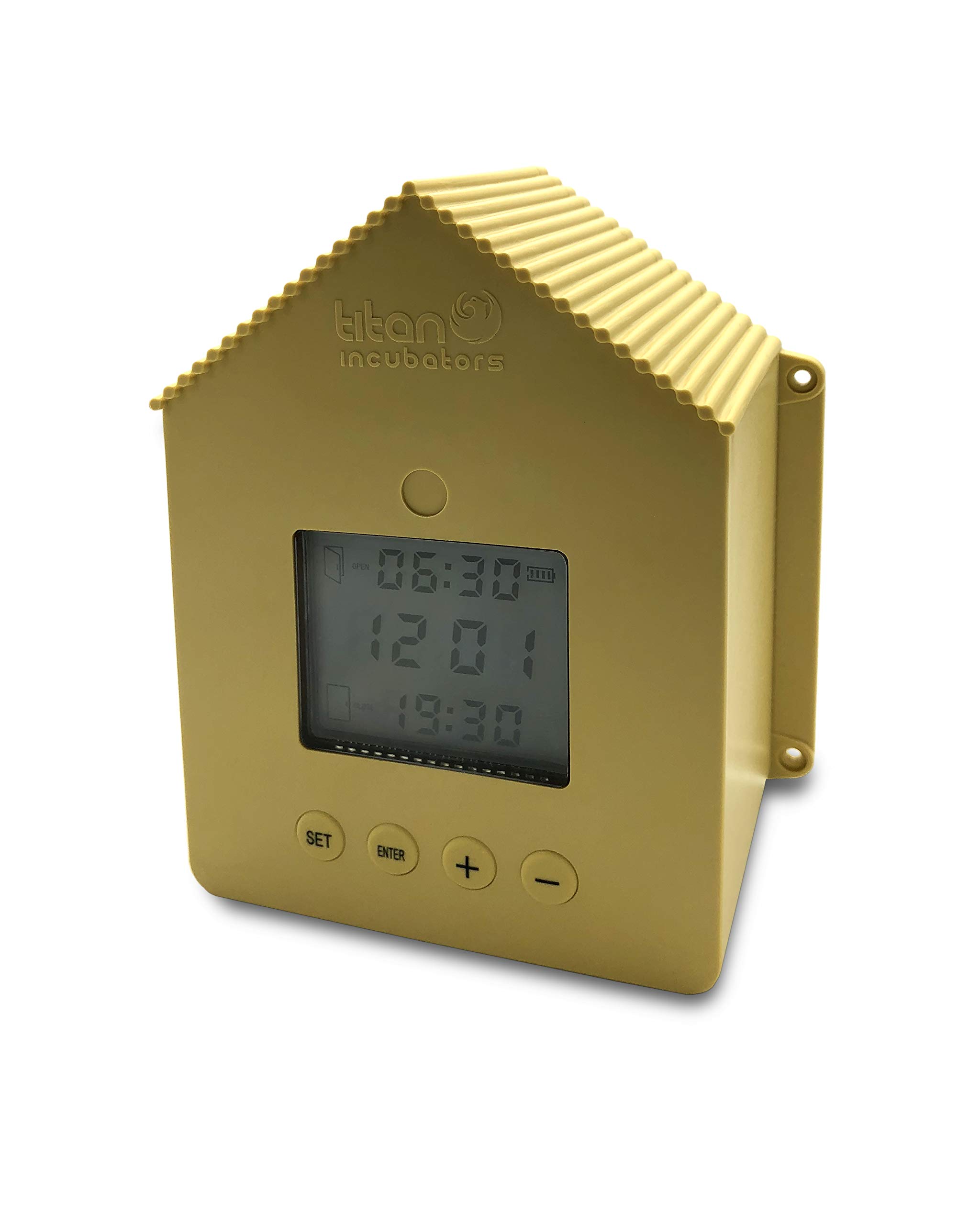 Automatic Chicken Coop Door with Timer - Solar Powered Poultry Access Control for Hens, Ducks & Small Animals | Weatherproof & Predator Proof Design for Backyard Farms & Homesteads (Ideal for Morning/Evening Routine)