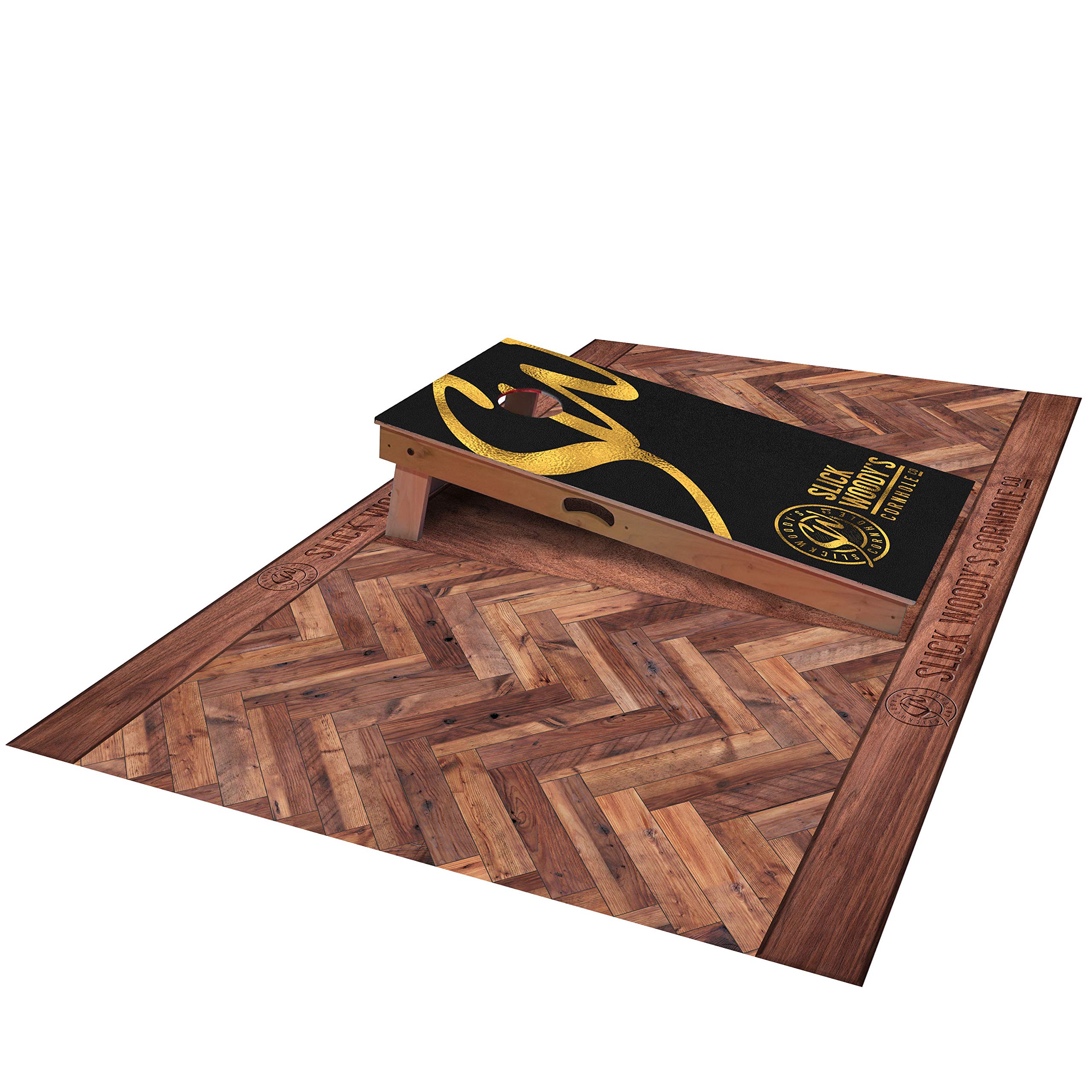 Slick Woody's Wood Pattern Pitch Pad Set - Premium Baseball & Softball Training Tool for Pitchers - Perfect for Practice, Games & Coaching Sessions