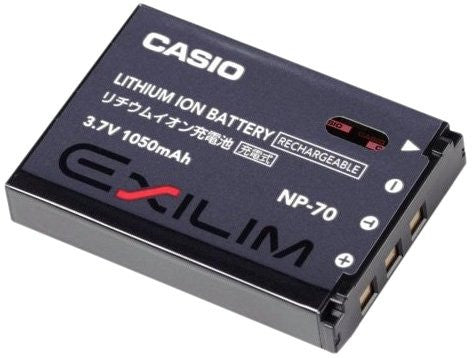 Casio Exilim NP-70 Replacement Battery for EX-Z150 & EX-Z250 Digital Cameras - High Capacity Power Solution for Travel Photography & Vlogging