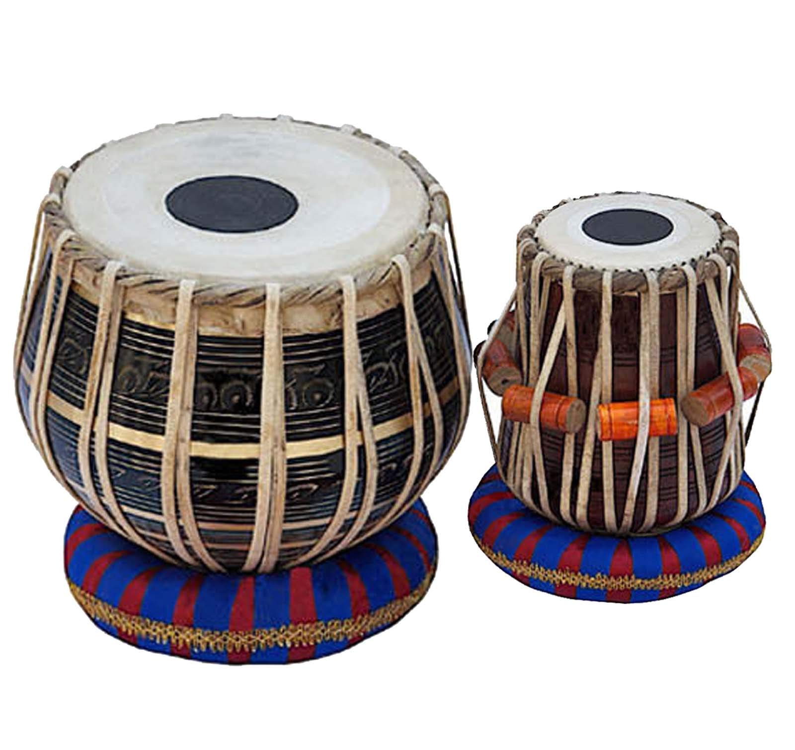 SHREYAS Professional Black Tabla Drum Set - Sheesham Wood Dayan & Bayan with Tuning Hammer, Cushion & Cover - Perfect for Indian Classical Music, Performances & Home Decor