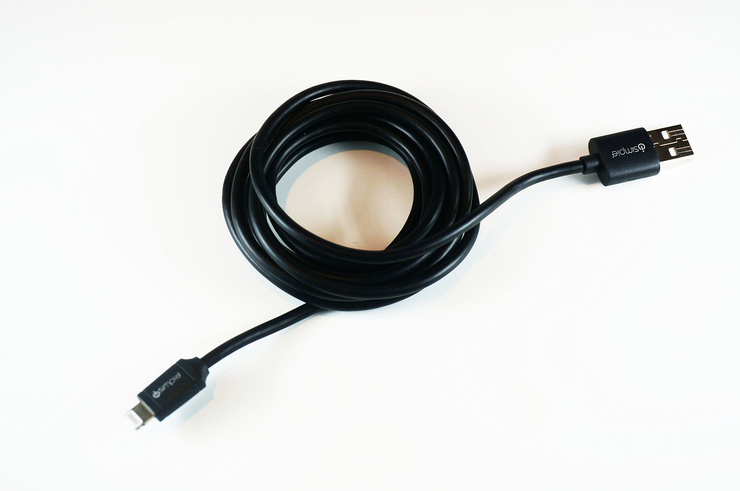 iSimple USB to Lightning Cable - Fast Charging & Data Sync for iPhone, iPad, iPod - Perfect for Home, Office & Travel Use