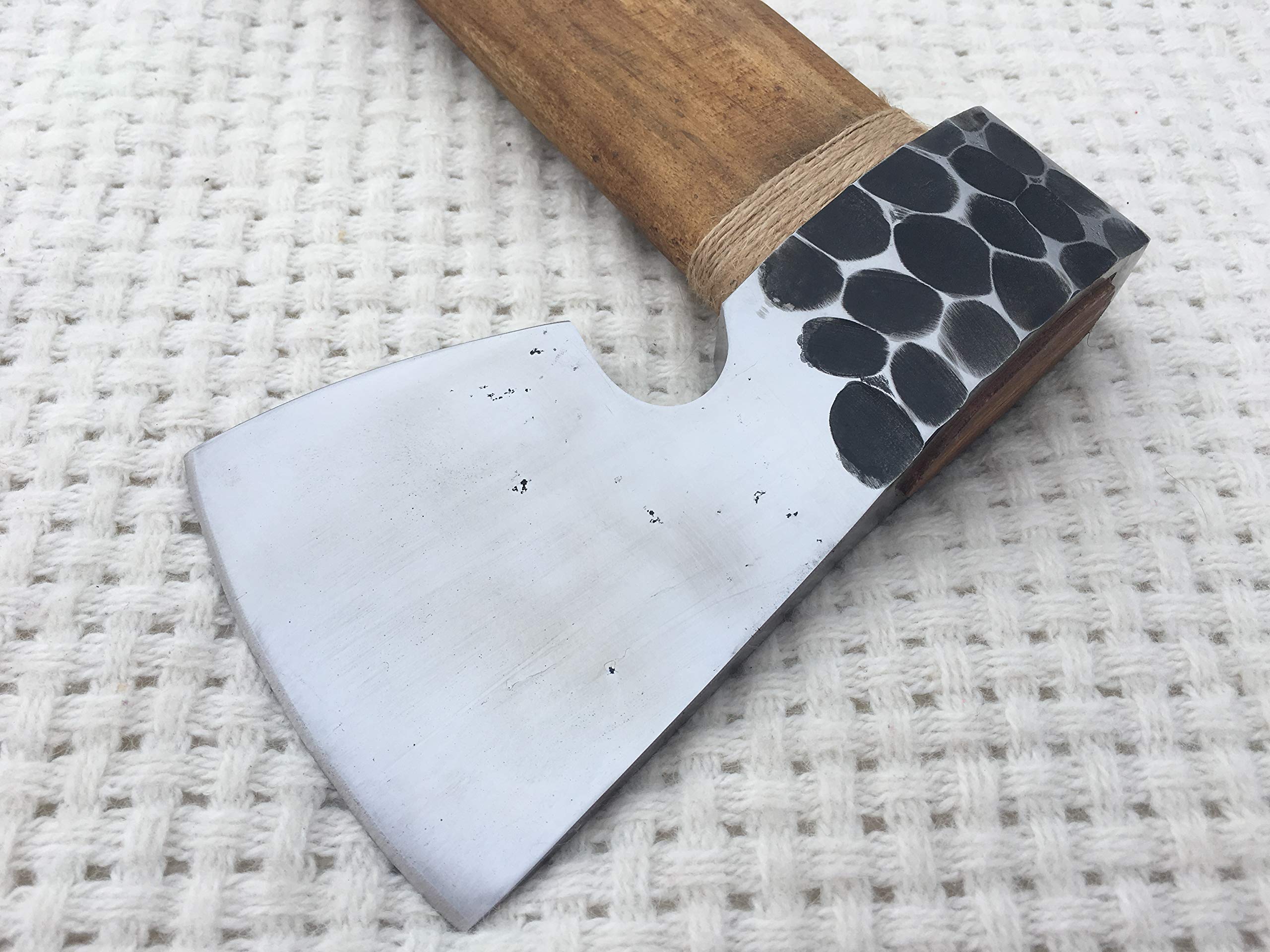 Viking Axe for Men - Handcrafted Wooden Hatchet for Stress Relief, Unique Birthday Gift for Him - Perfect for Camping, Outdoor Adventures & Home Decor