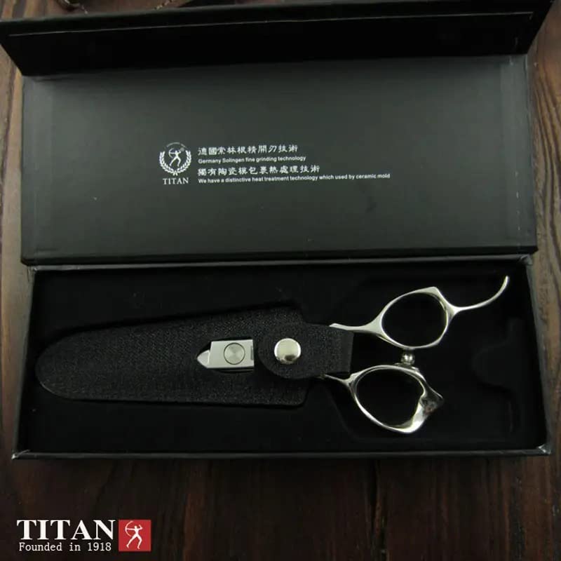 Professional Titanium Coated Hair Cutting Scissors Set - 6