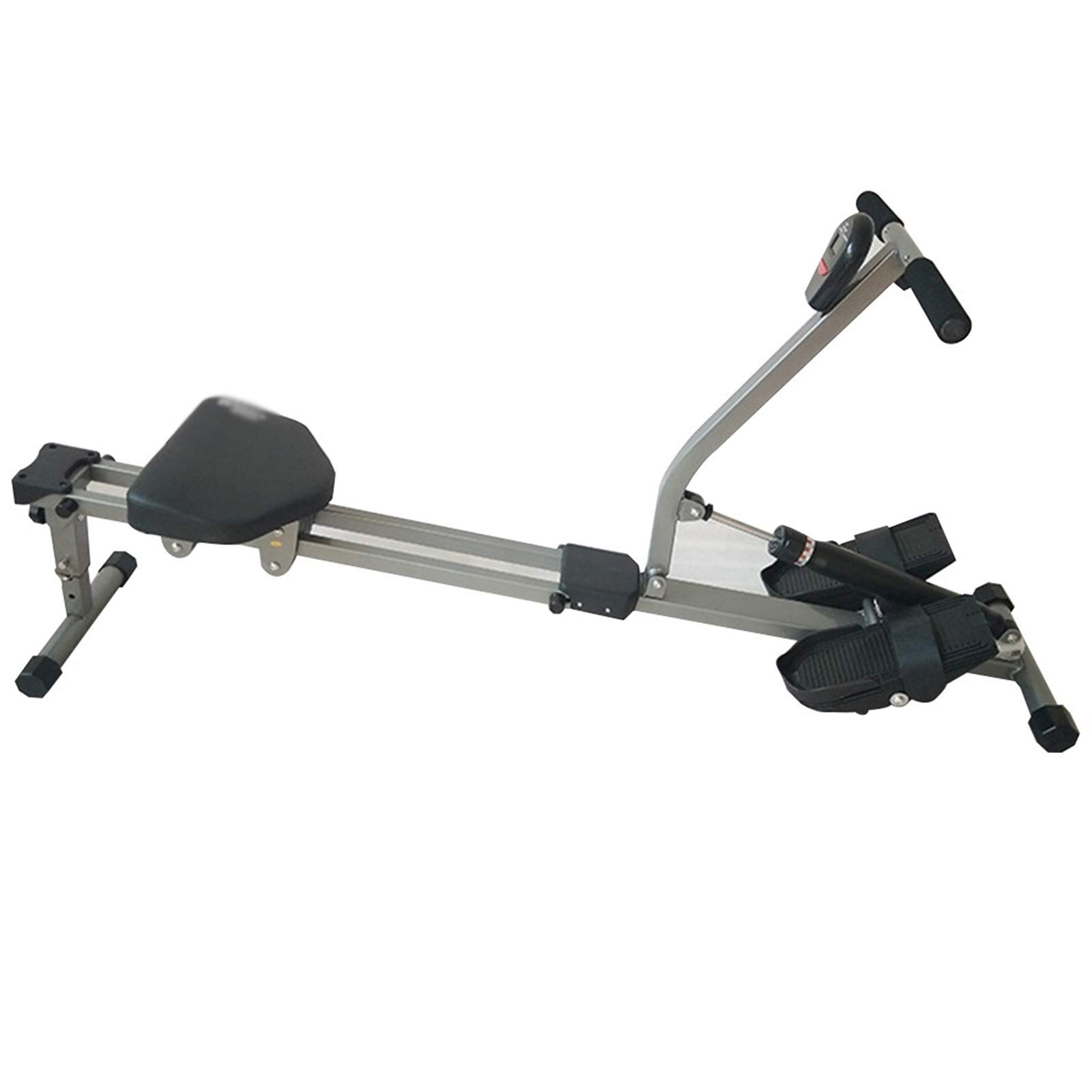 Premium Hydraulic Rowing Machine for Home Gym - 120kg Weight Capacity, Adjustable Resistance, Compact (148x51x68cm) Black - Perfect for Indoor Cardio Workouts & Full-Body Training