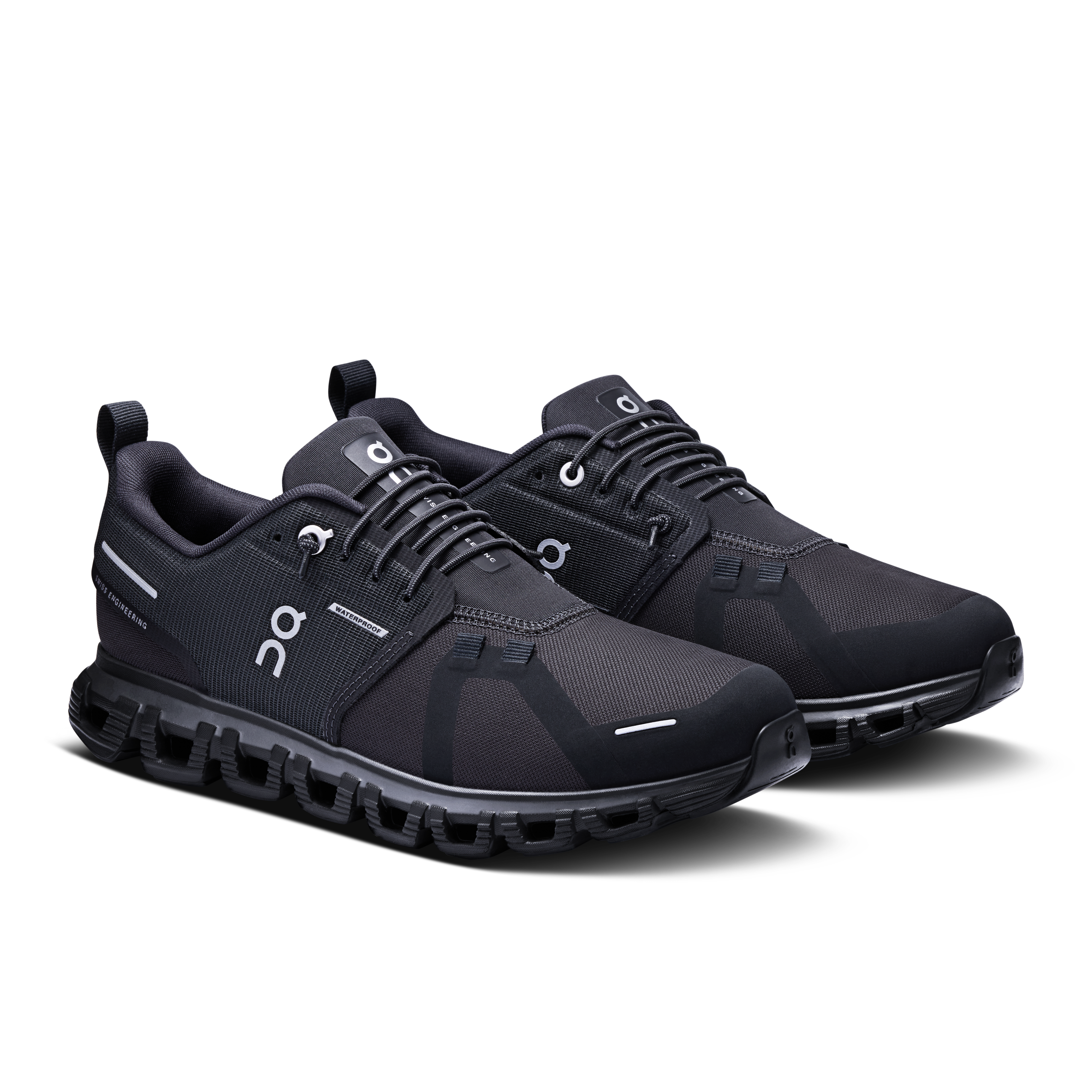 On Running Women's Cloud 6 WP Waterproof Running Shoes - Black / Black | Lightweight Trail Running & Hiking Shoes for Women | Perfect for Outdoor Jogging, Gym Workouts & Daily Wear