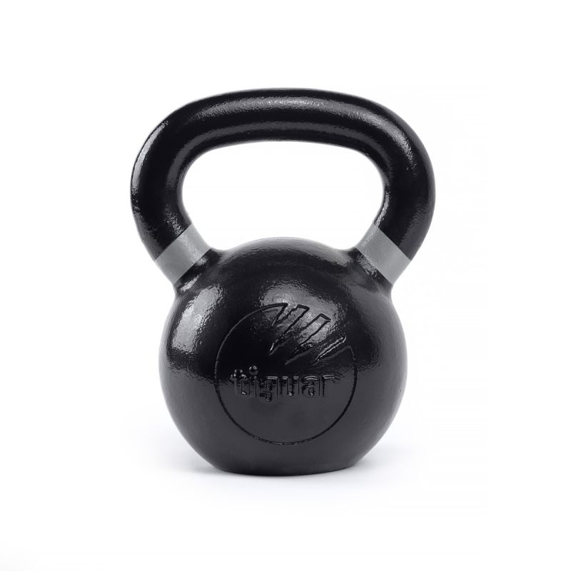 Tiguar Kettlebell Raw V2 20kg (44lbs) - Premium Cast Iron Weight for CrossFit, HIIT & Strength Training - Home Gym & Professional Workout Equipment