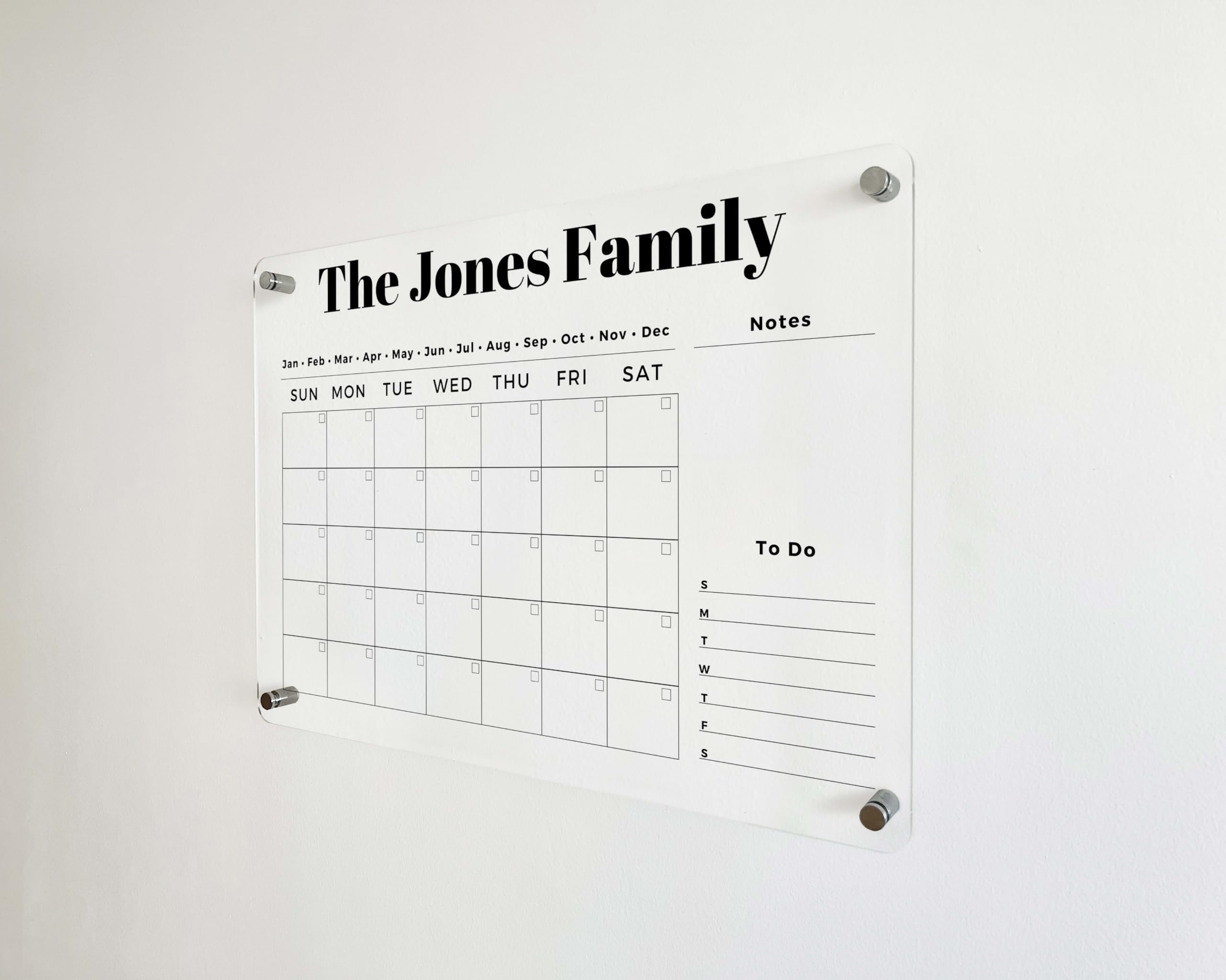 Custom Family Calendar 2025 - Personalized Wall Calendar Planner | 28